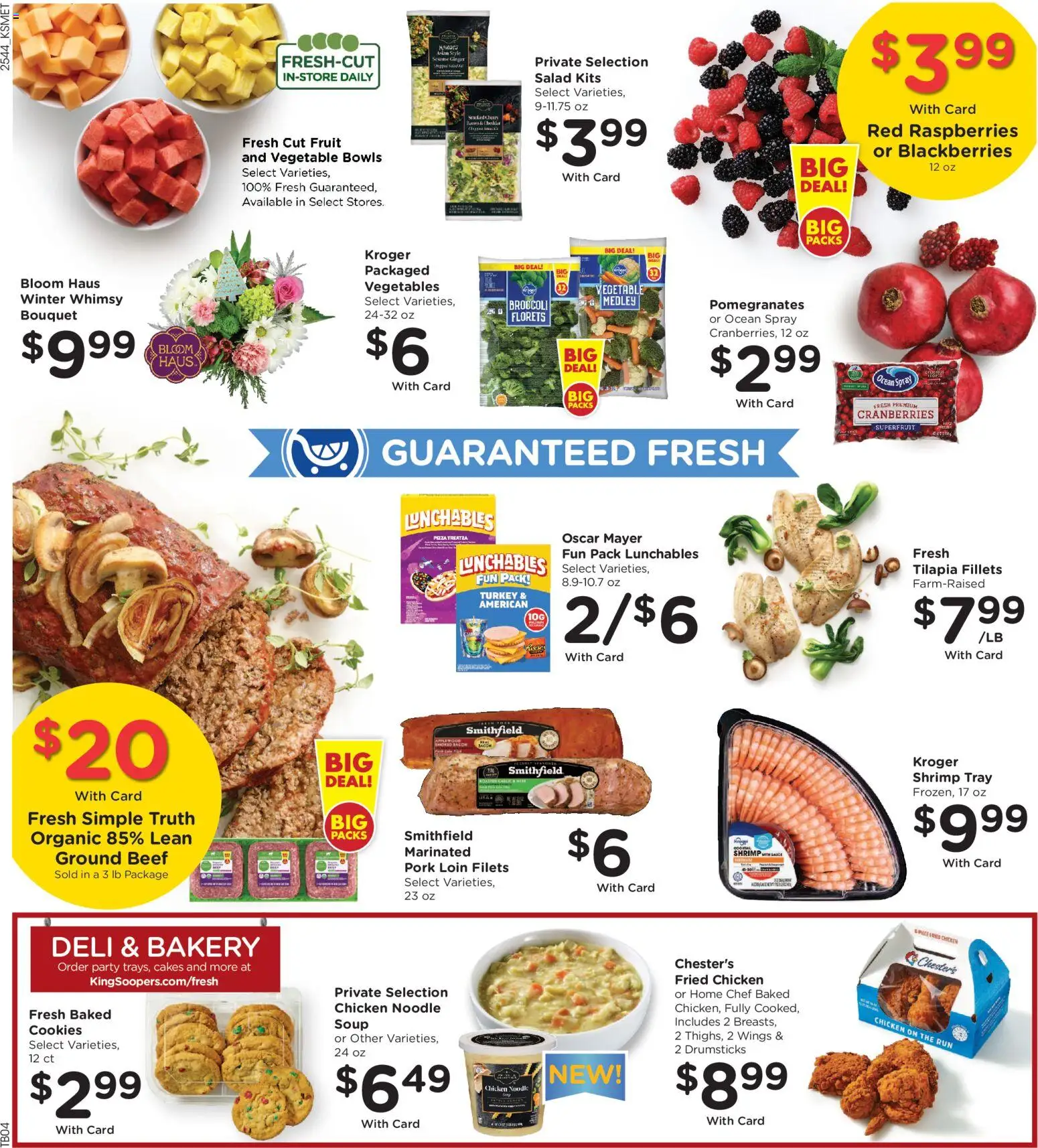 King Soopers Weekly Ad - valid from 03.12.2025 | Page: 9 | Products: Bakery, Broccoli, Pizza, Vegetables
