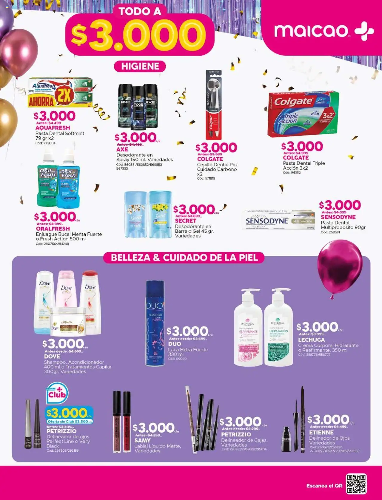 Maicao ofertas  │ válido desde el 01.08.2025 | Página: 7 | Productos: Fijador, Agua, Lechuga, Labial
