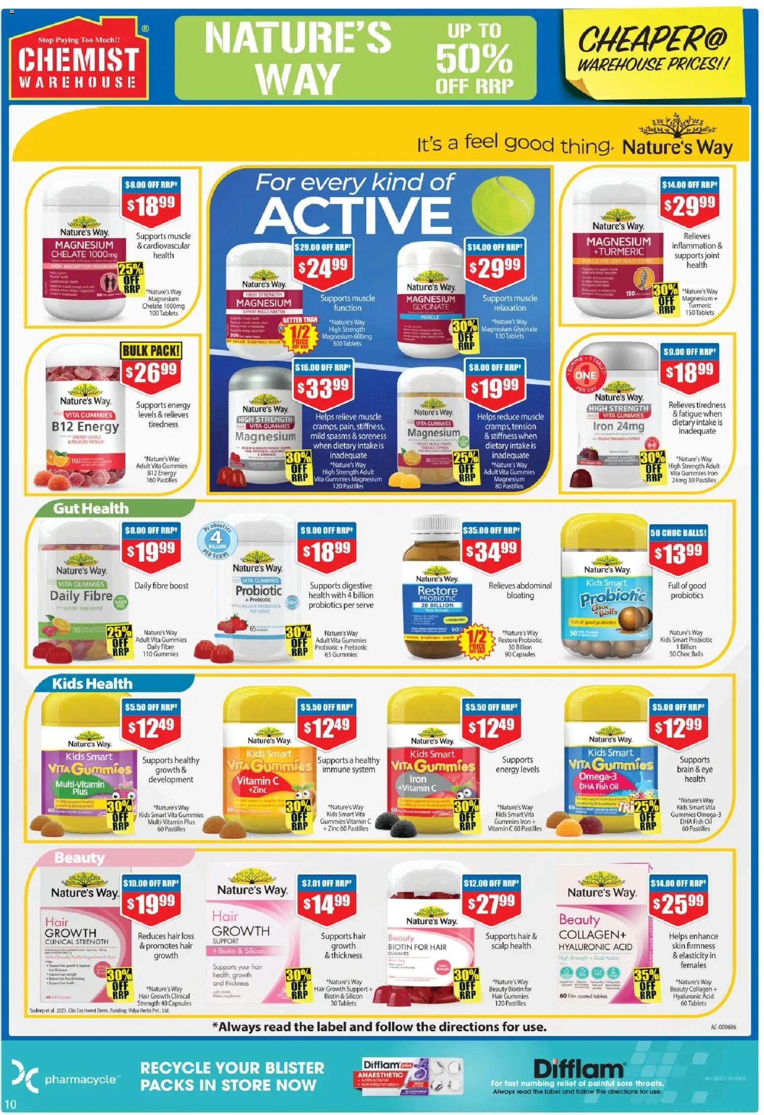 Chemist Warehouse catalogue - valid from 01.01.2026 | Page: 10 | Products: Oil, Fish, Collagen, Multivitamin