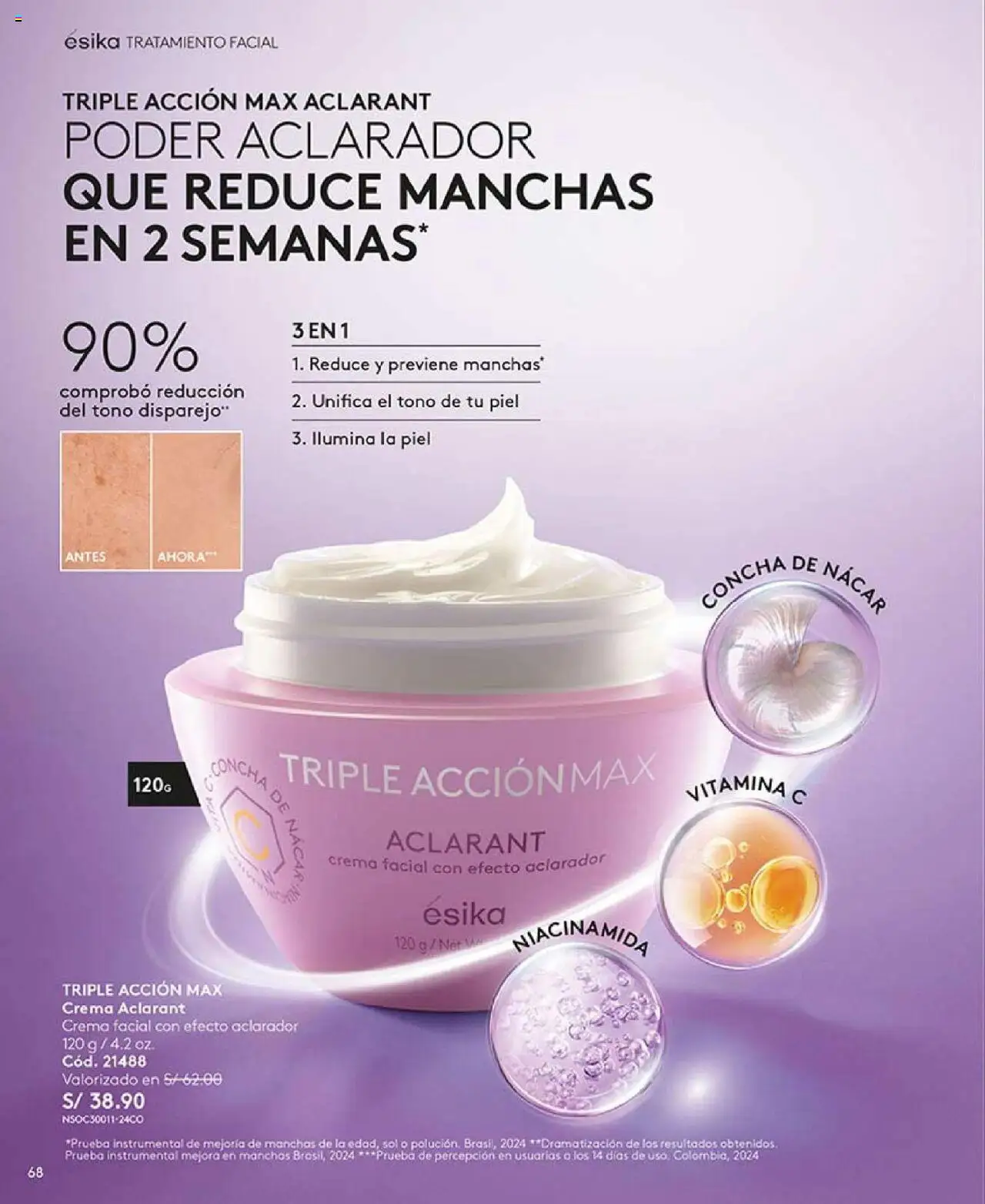 Catálogo Ésika válido desde 23.06.2025 | Página: 68 | Productos: Crema
