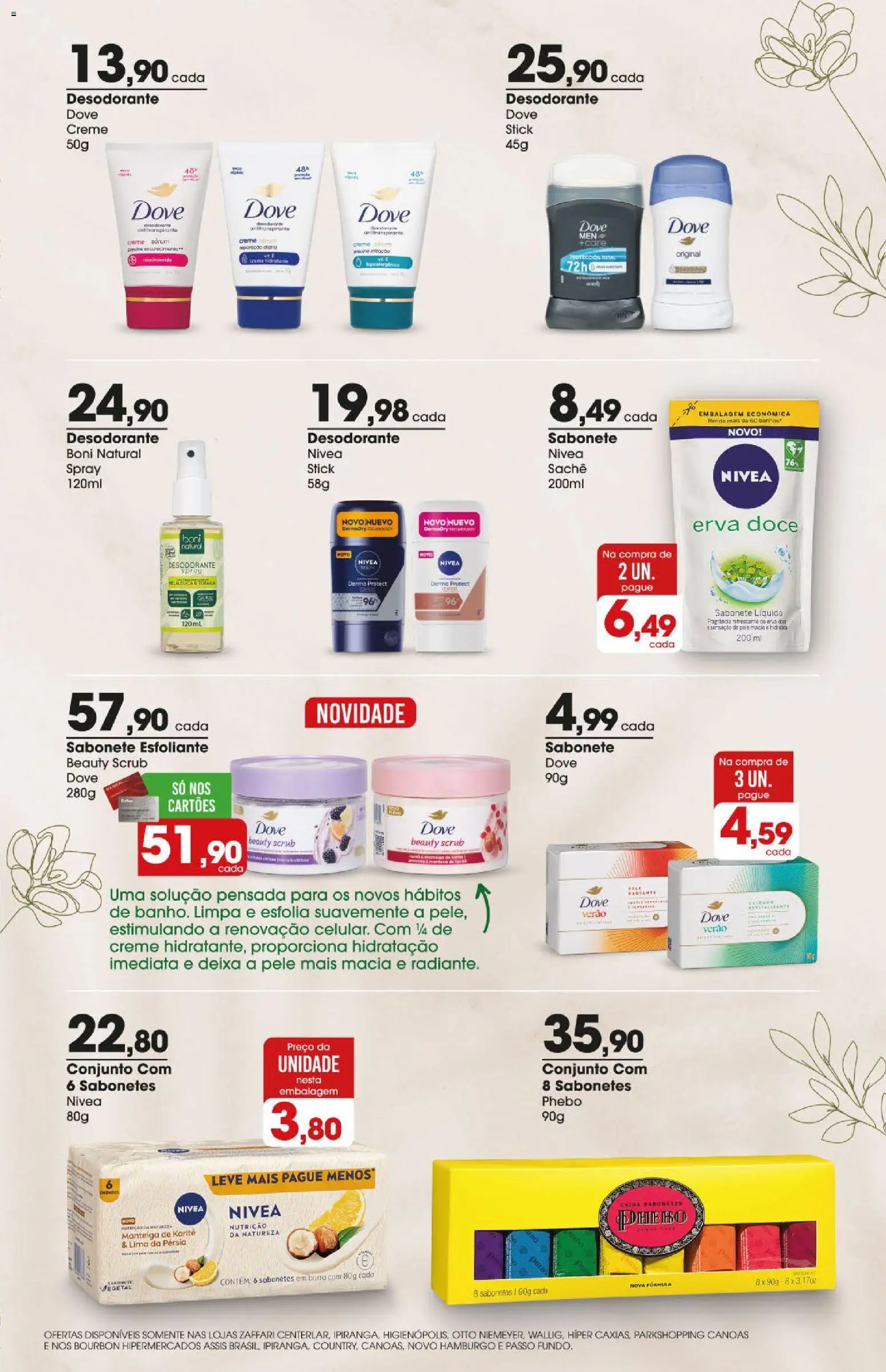 Zaffari Folheto - válido de 18.12.2025 | Página: 7 | Produtos: Fragrância, Desodorante, Manteiga, Creme