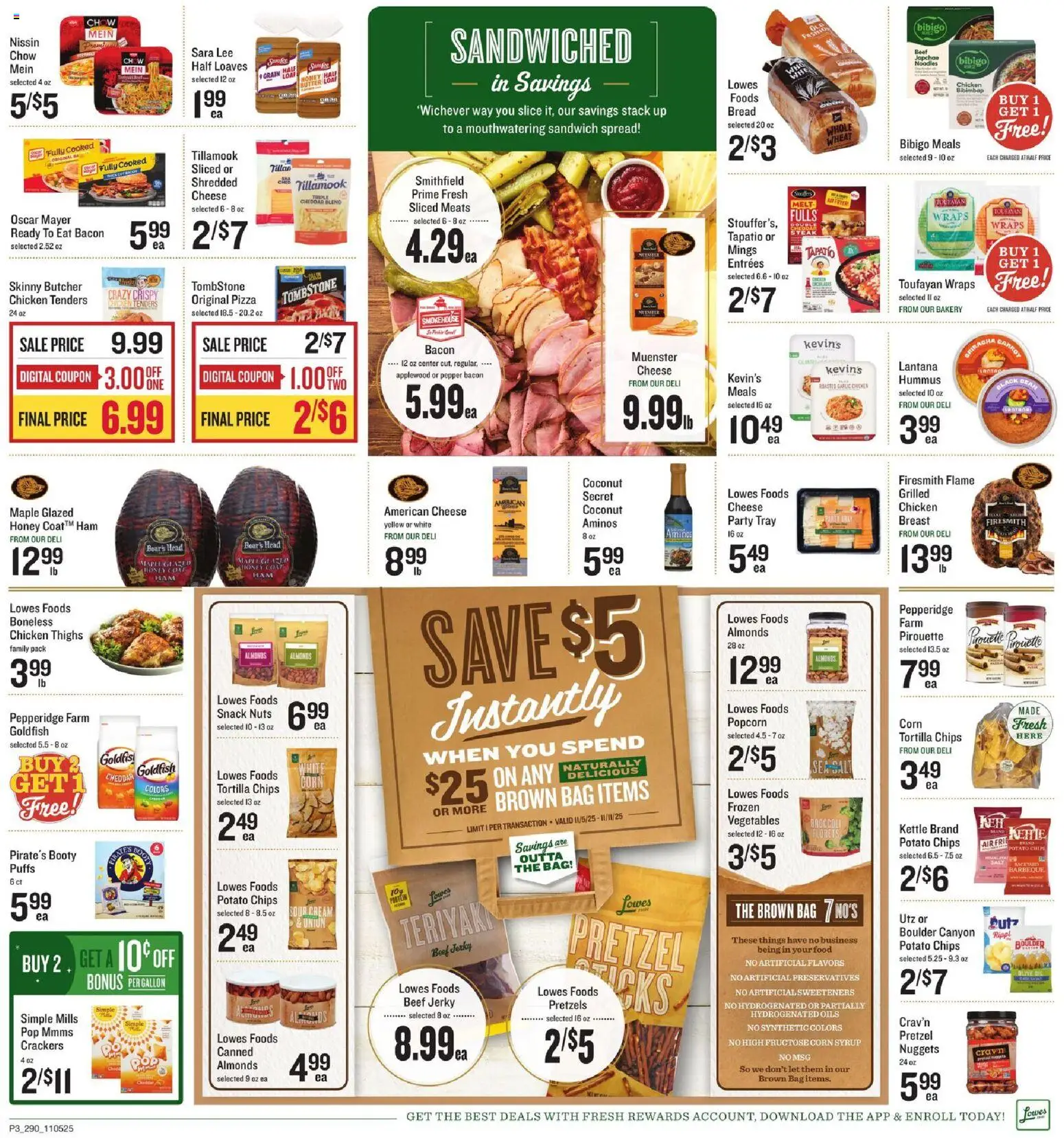 Lowes Foods Weekly Ad - SC - valid from 05.11.2025 | Page: 3 | Products: Corn, Oil, Vegetables, Kettle