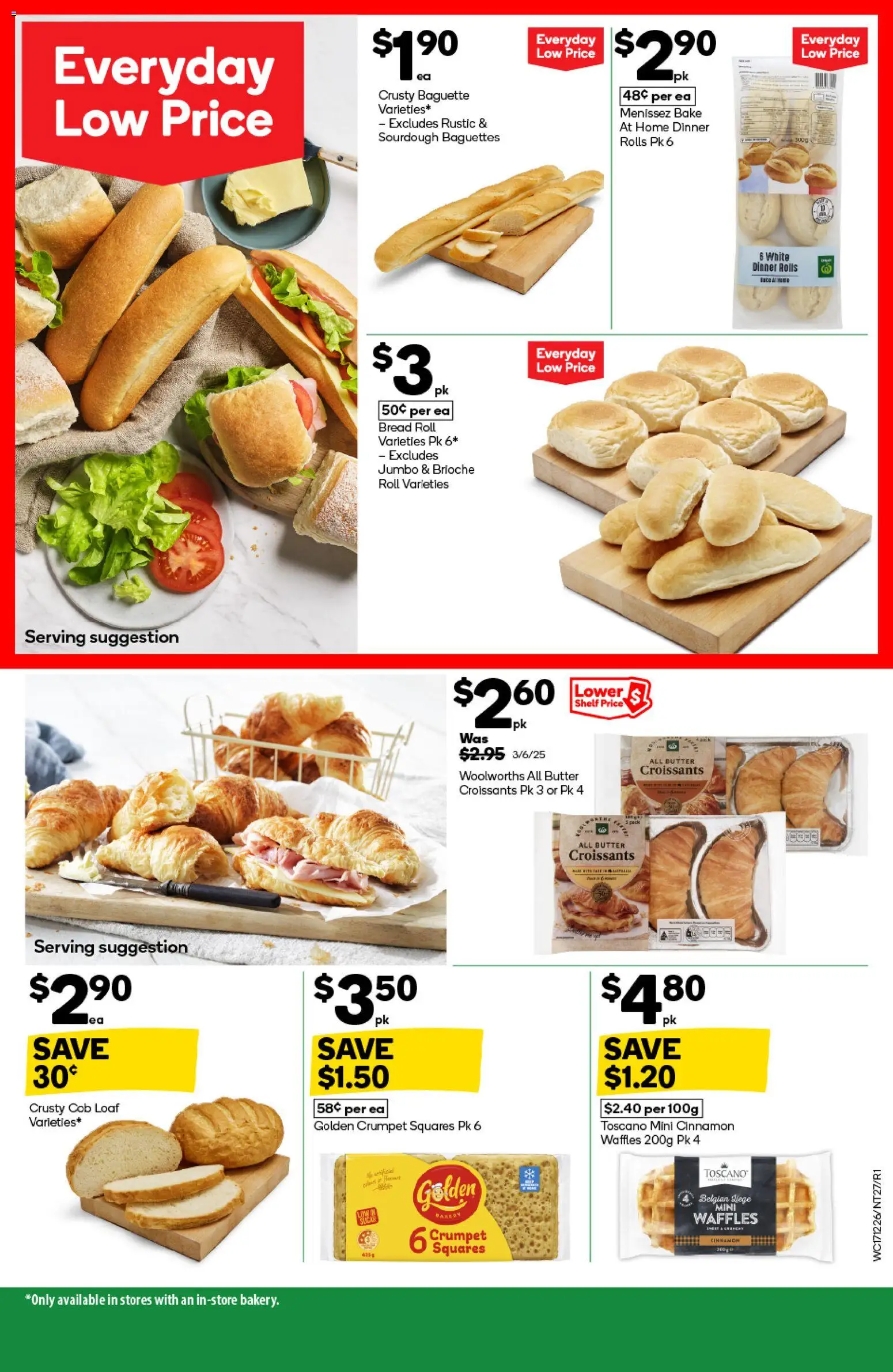 Woolworths catalogue - valid from 17.12.2025 | Page: 27 | Products: Shelf, Butter, Bread, Waffles