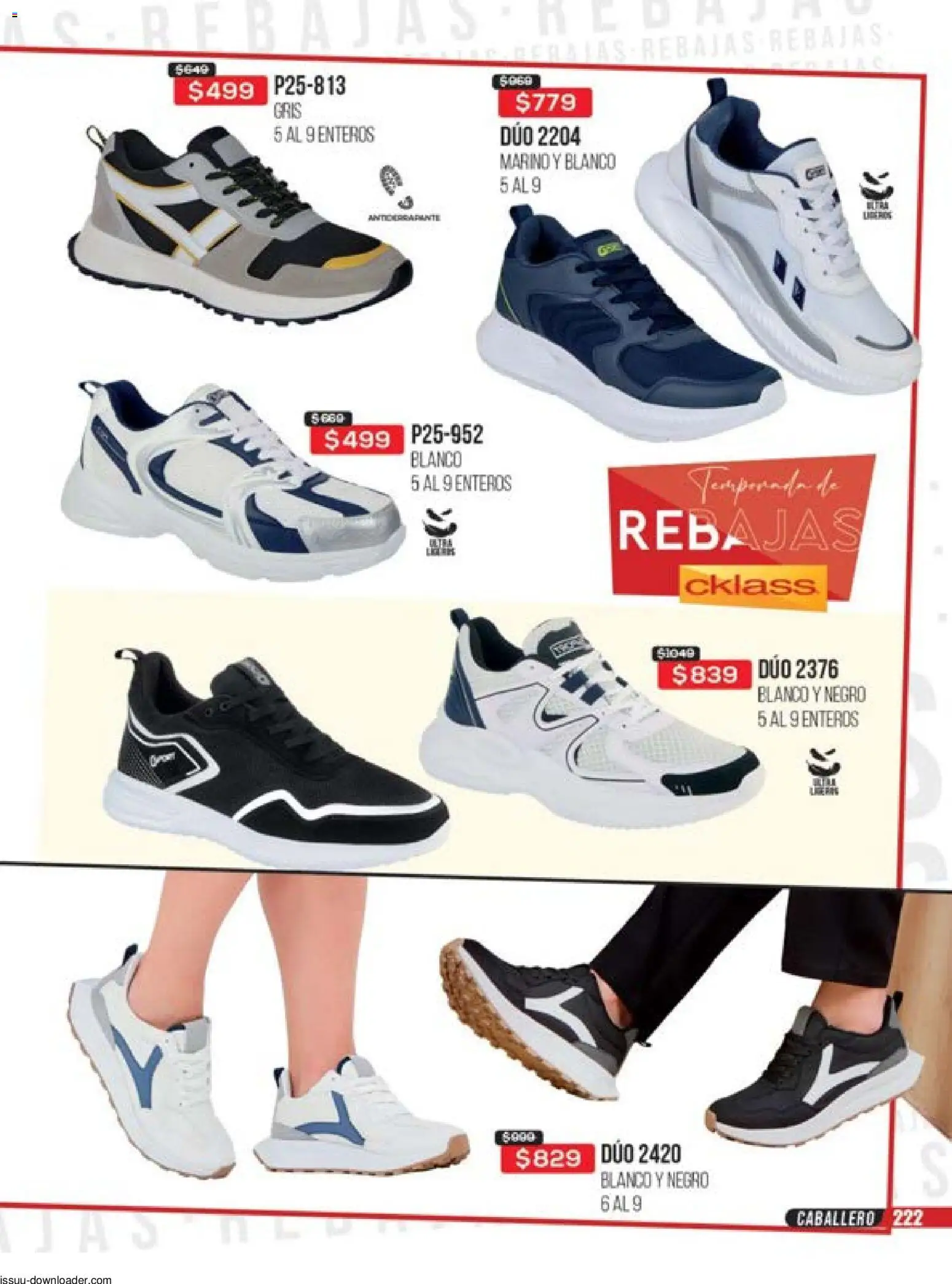 Nuevas ofertas de Cklass válidas en toda la República Mexicana desde el 31.10.2025. ¡Encuentra las mejores ofertas en Cklass catálogo Súper Rebajas Calzado! | Página: 223