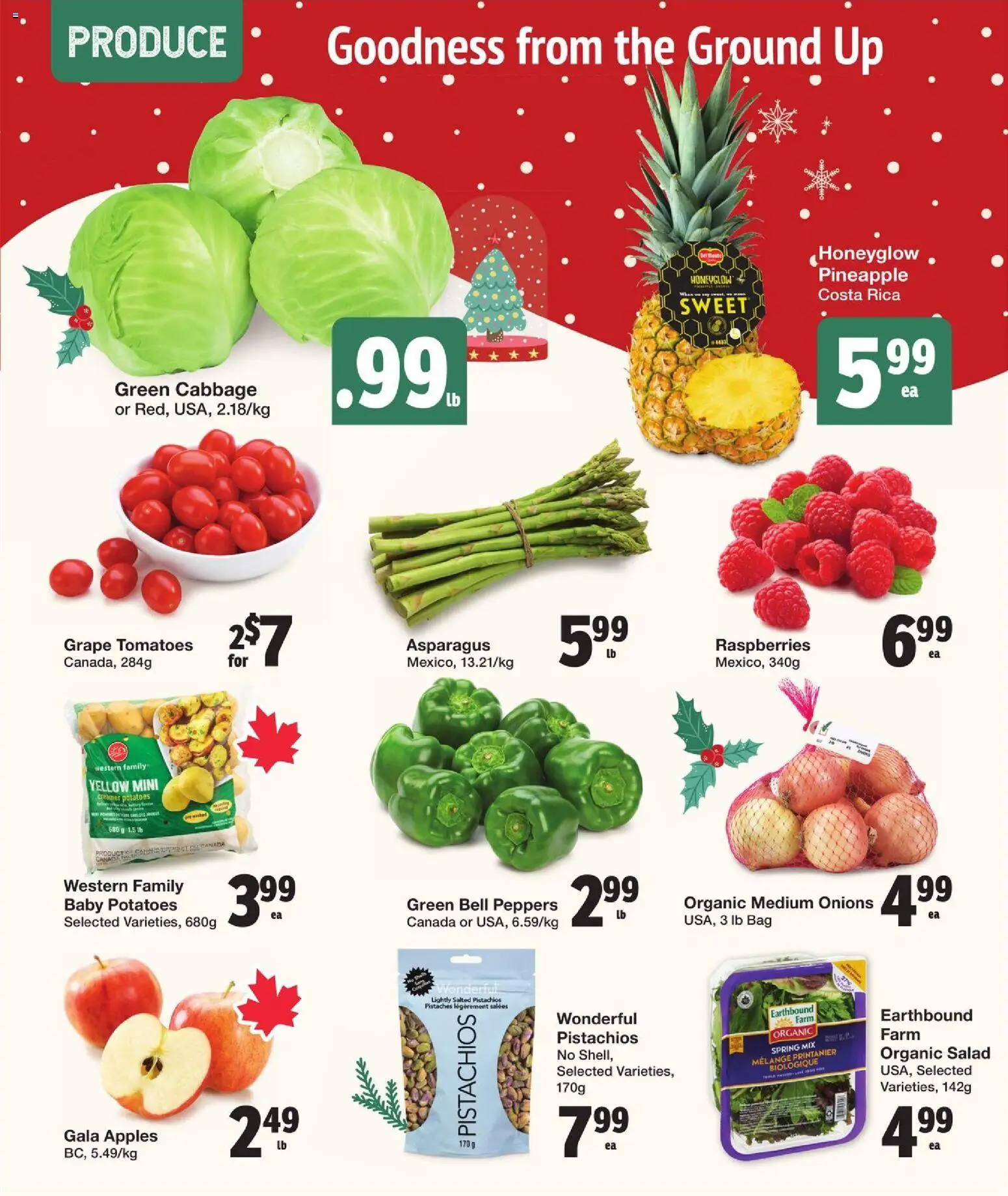 Quality Foods flyer valid from 11.12.2025 | Page: 2 | Products: Salad, Potatoes, Apples, Tomatoes