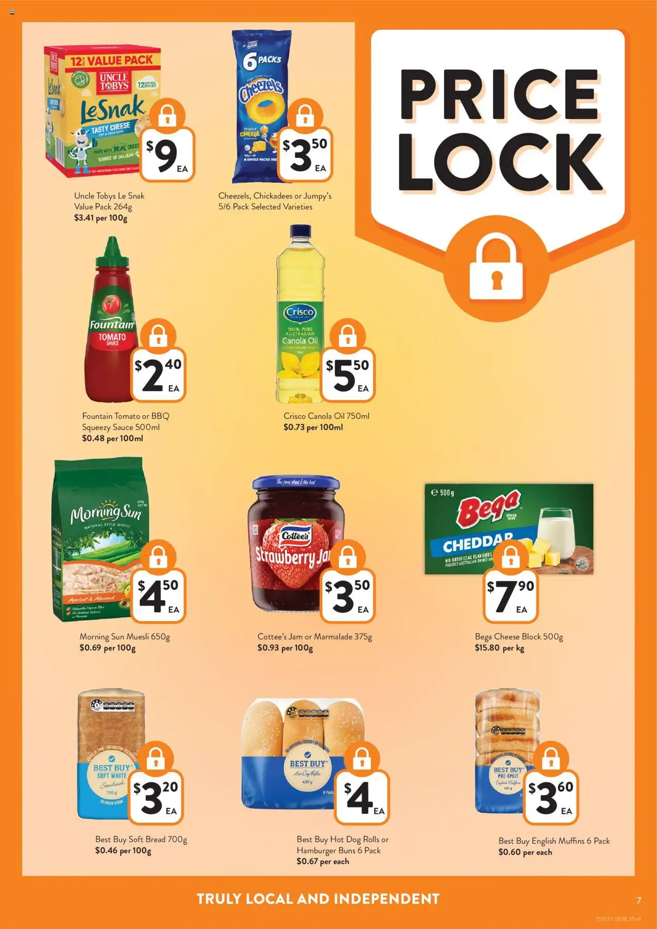 Foodworks catalogue - valid from 13.08.2025 | Page: 7 | Products: Crackers, Cheese, Bread, Muffins