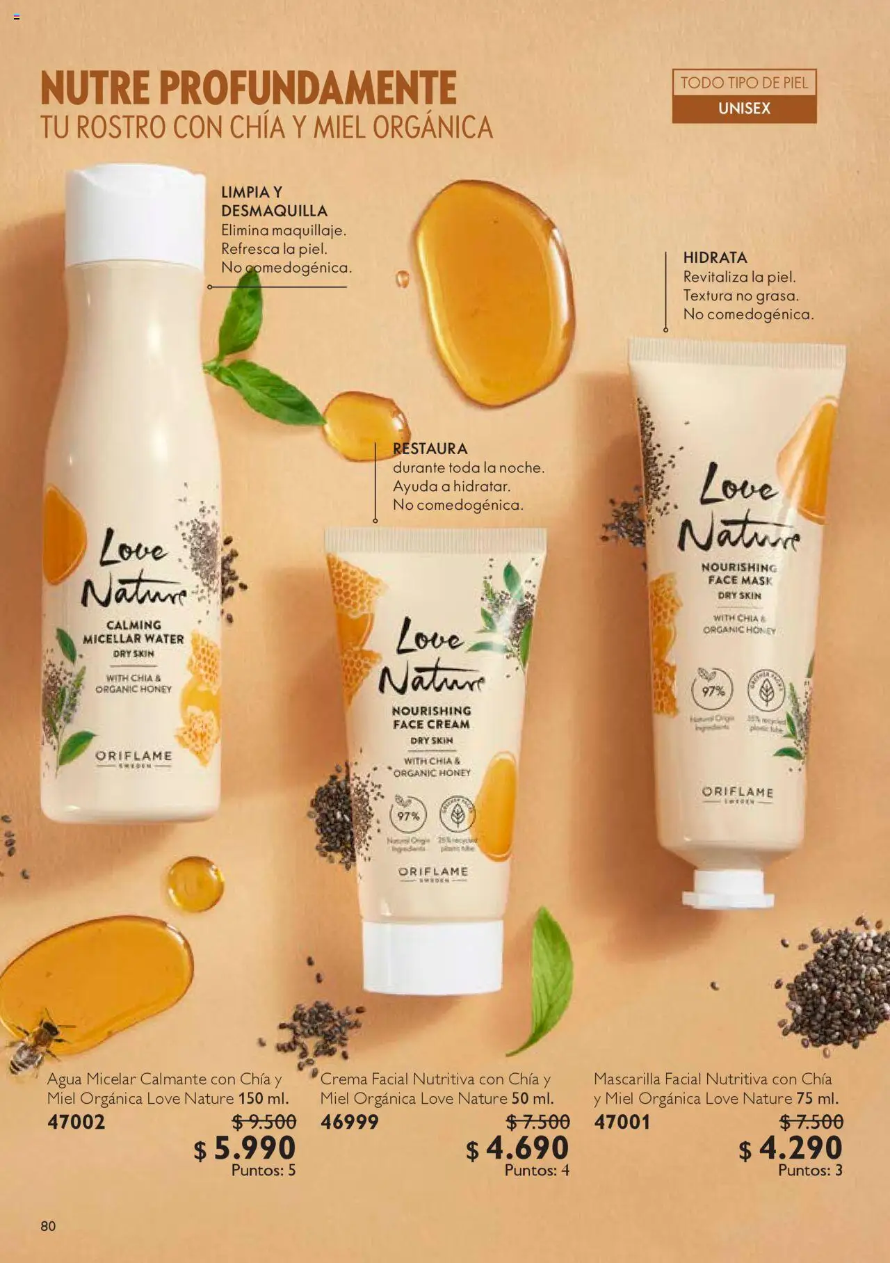 Oriflame - Catálogo │ válido desde el 13.09.2025 | Página: 80 | Productos: Agua, Mascarilla, Crema