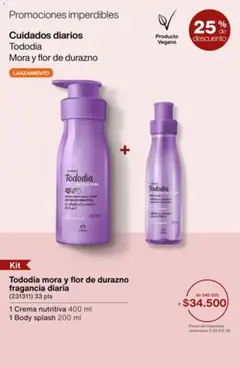 Vista previa Catálogo Natura Ciclo 1/2026 válido desde el 04.12.2025 | Página: 35 | Productos: Body, Durazno, Fragancia, Crema