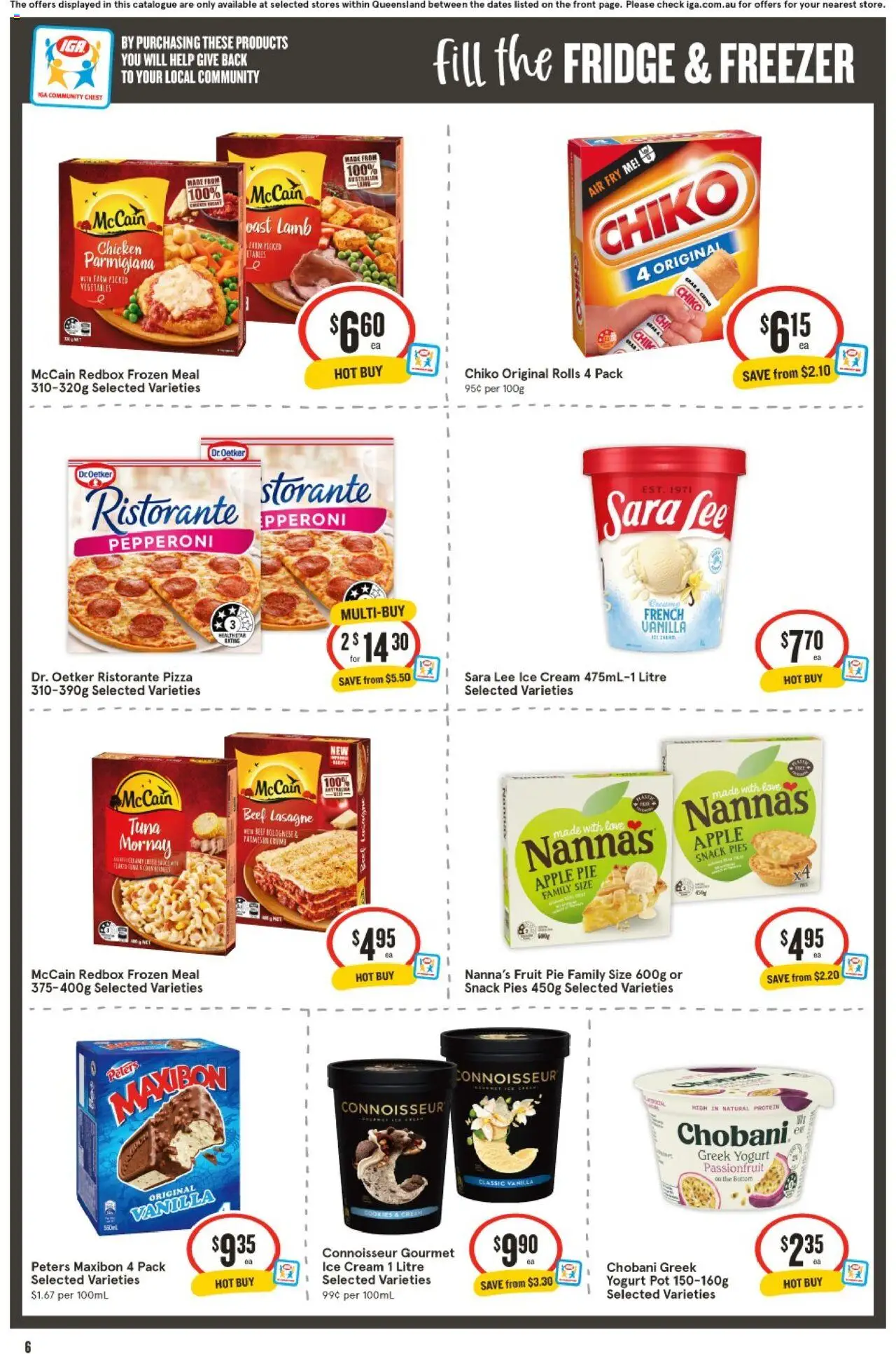 IGA catalogue - valid from 20.08.2025 | Page: 6 | Products: Chicken, Lamb, Beef, Freezer