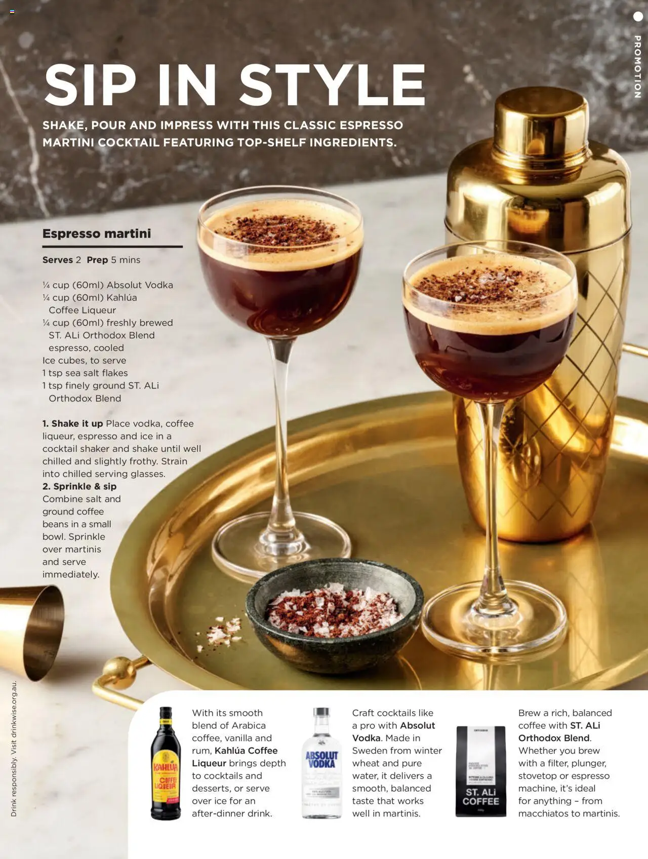 Coles catalogue - valid from 06.10.2025 | Page: 159 | Products: Coffee, Vodka, Salt, Wheat