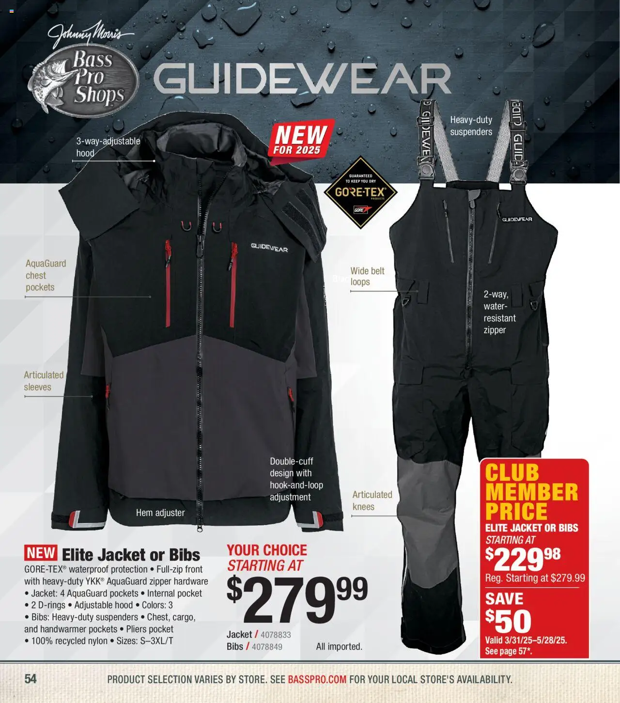 Cabela's Fly Fishing 25 - valid from 21.04.2025 | Page: 54 | Products: Jacket, Water, Belt