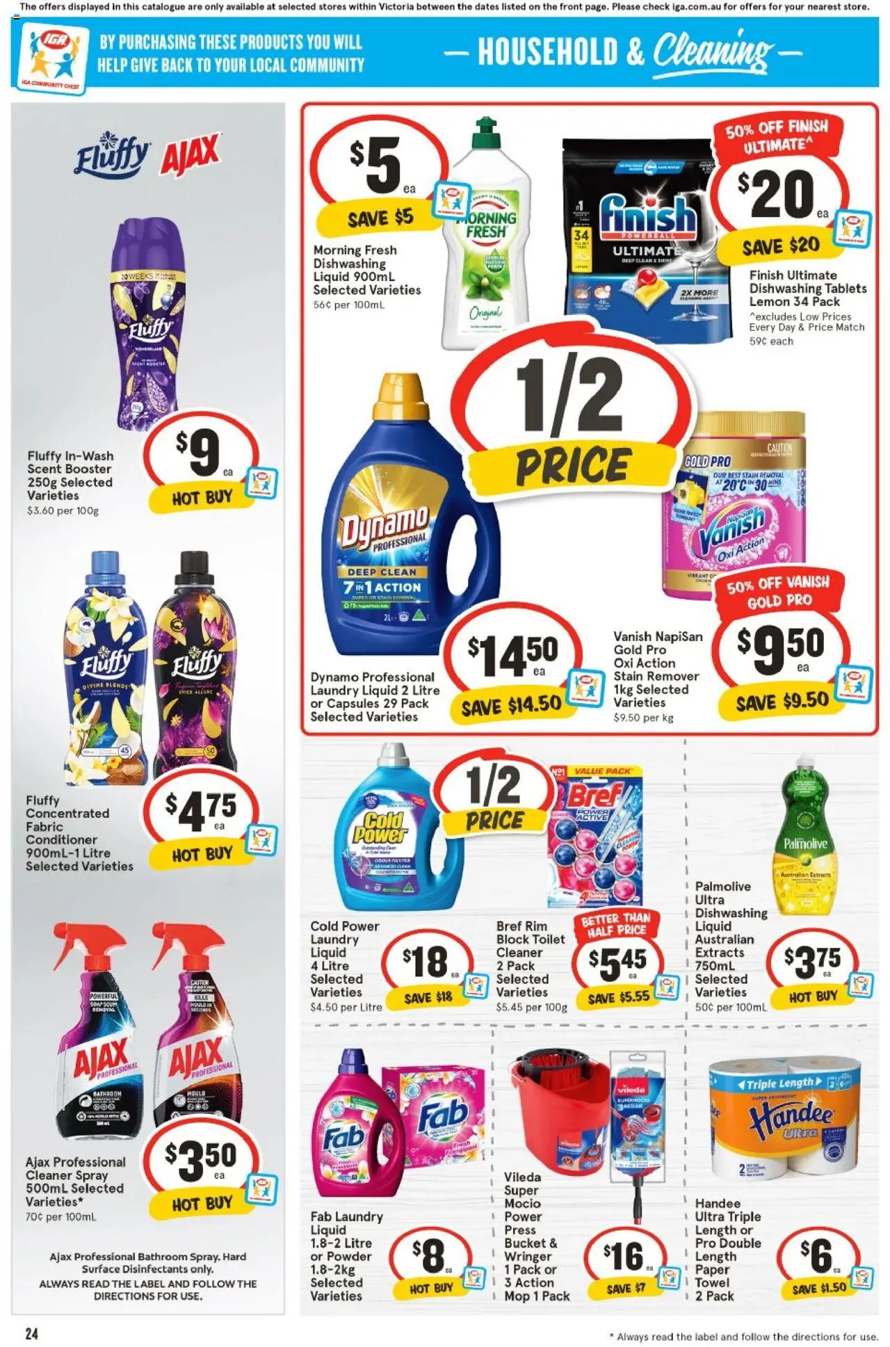 IGA catalogue - valid from 13.08.2025 | Page: 24 | Products: Chicken, Coat, Salt, Date