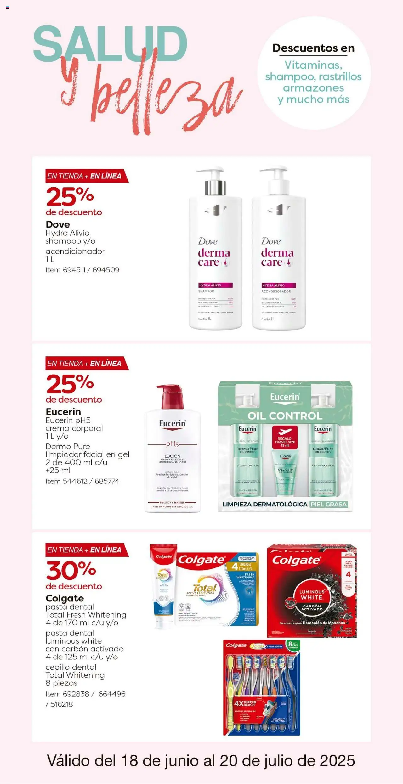 Nuevas ofertas de Costco válidas en toda la República Mexicana desde el 18.06.2025. ¡Encuentra las mejores ofertas en Costco catálogo! | Página: 27 | Productos: Crema, Cepillo, Body, Crema corporal
