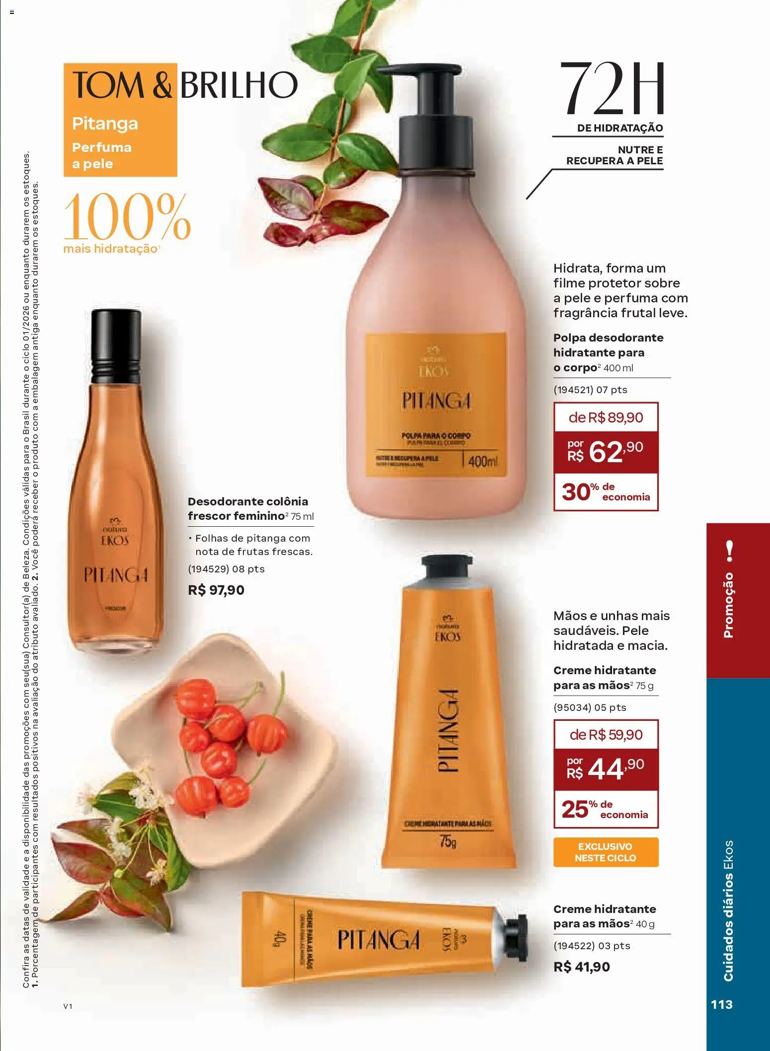 Natura Folheto - válido de 26.12.2025 | Página: 113 | Produtos: Fragrância, Desodorante, Creme