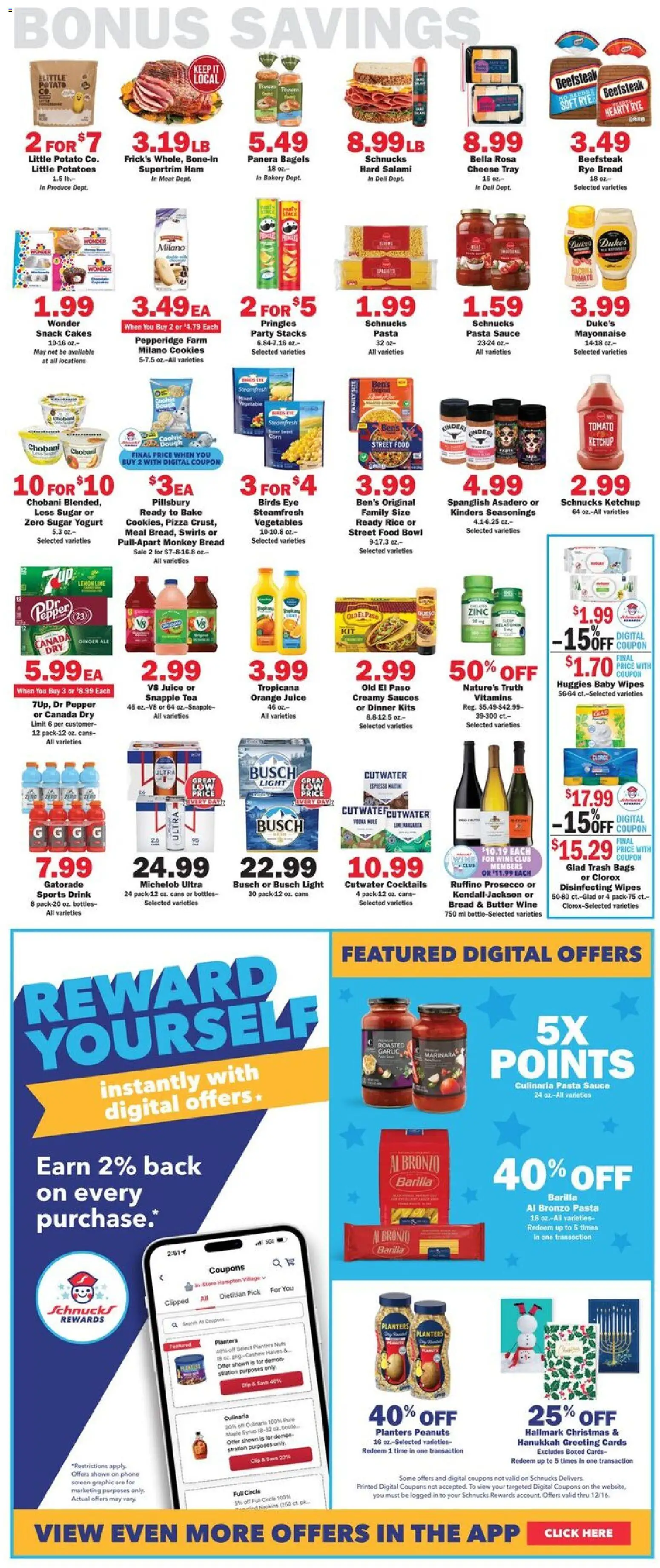 Schnucks Weekly Print Ad - MO - valid from 10.12.2025 | Page: 5 | Products: Wine, Rice, Vegetables, Lime