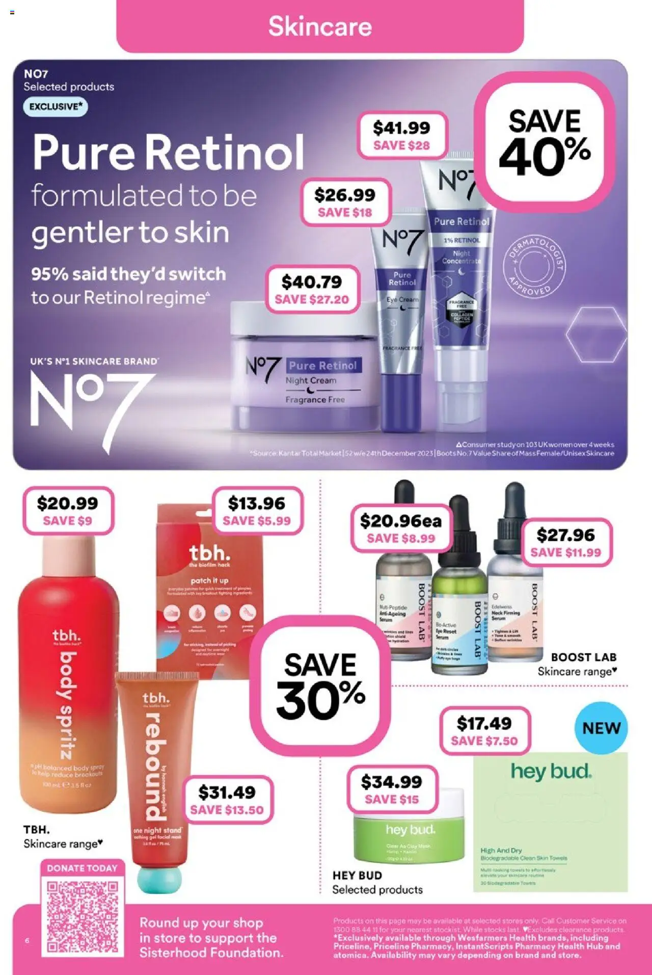 Priceline Pharmacy catalogue - valid from 11.09.2025 | Page: 6 | Products: Cream, Collagen, Clay, Retinol