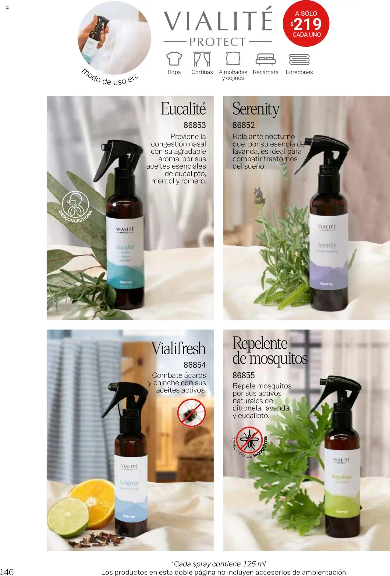 Nuevas ofertas de Vianney válidas en toda la República Mexicana desde el 15.08.2025. ¡Encuentra las mejores ofertas en Vianney - Catálogo Invierno! | Página: 148 | Productos: Repelente, Ropa, Cortinas