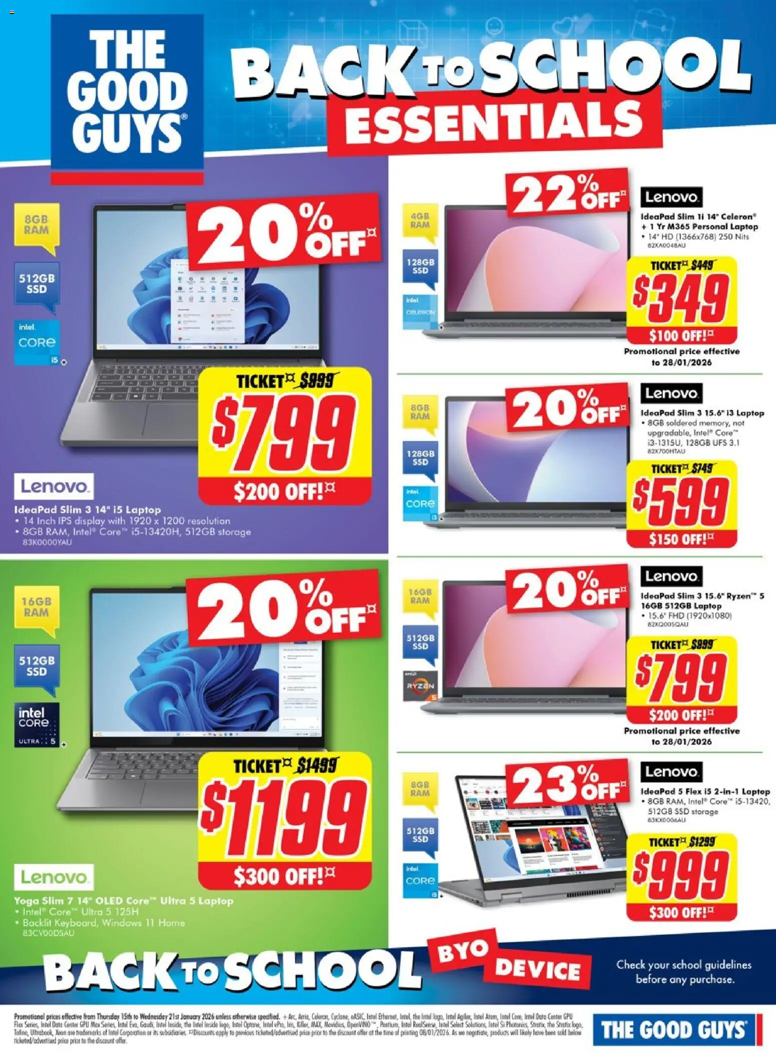The Good Guys catalogue - valid from 14.01.2026 | Page: 2 | Products: Device, Laptop