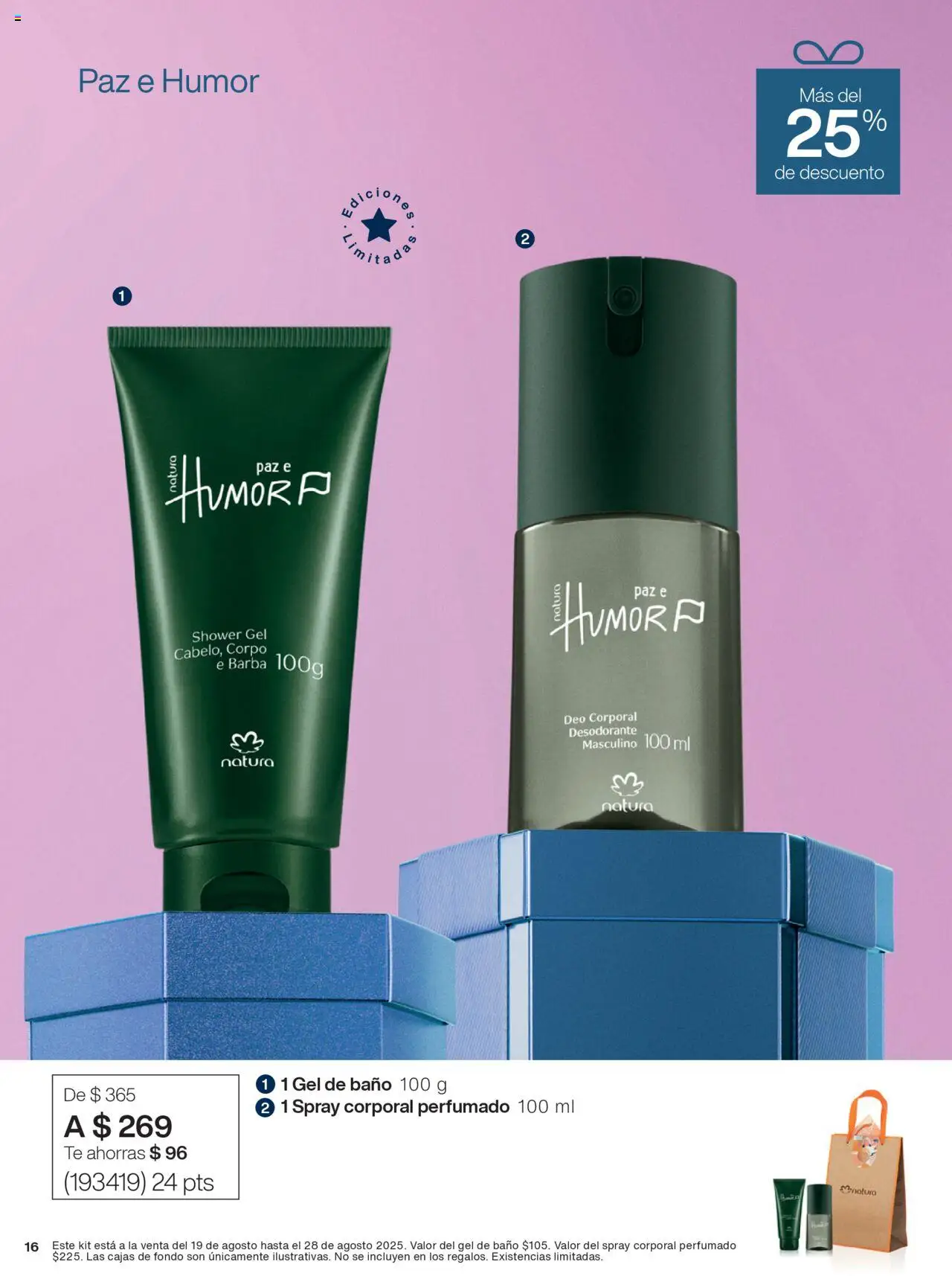 Nuevas ofertas de Natura válidas en toda la República Mexicana desde el 19.08.2025. ¡Encuentra las mejores ofertas en Natura - Especial Día del Abuelo! | Página: 9 | Productos: Desodorante, Té, Baño