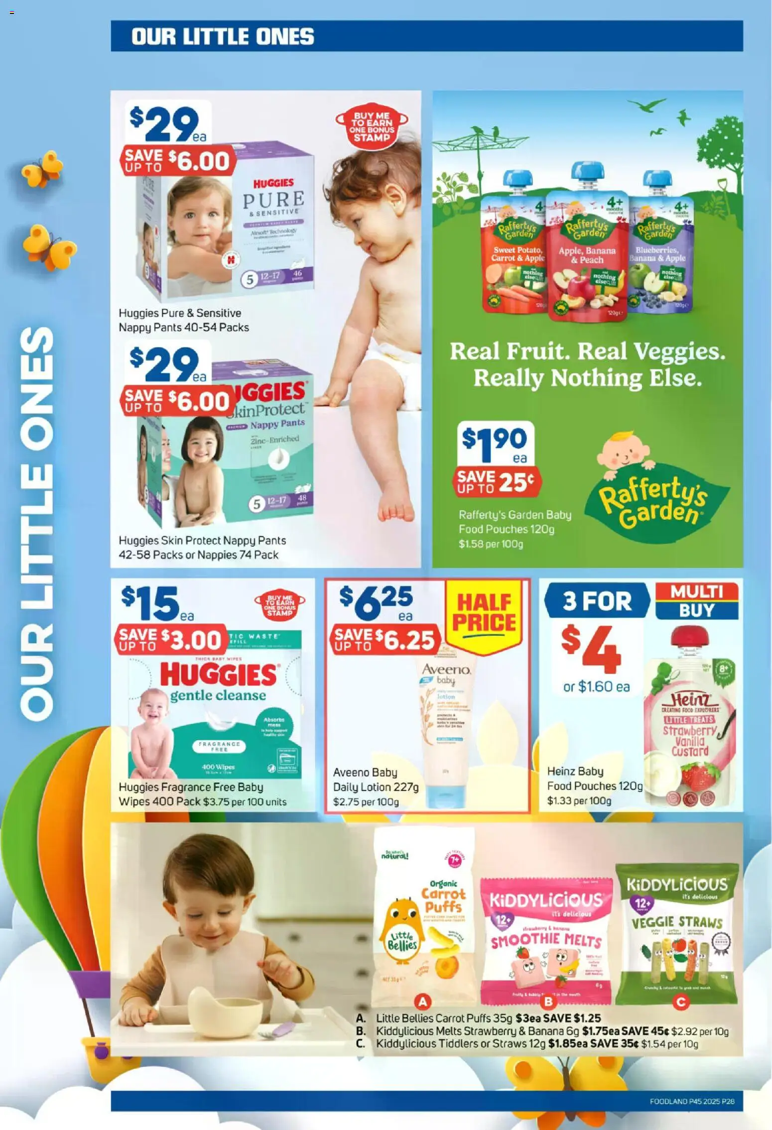 Foodland catalogue - valid from 05.11.2025 | Page: 28 | Products: Lotion, Nappies, Pants, Peach