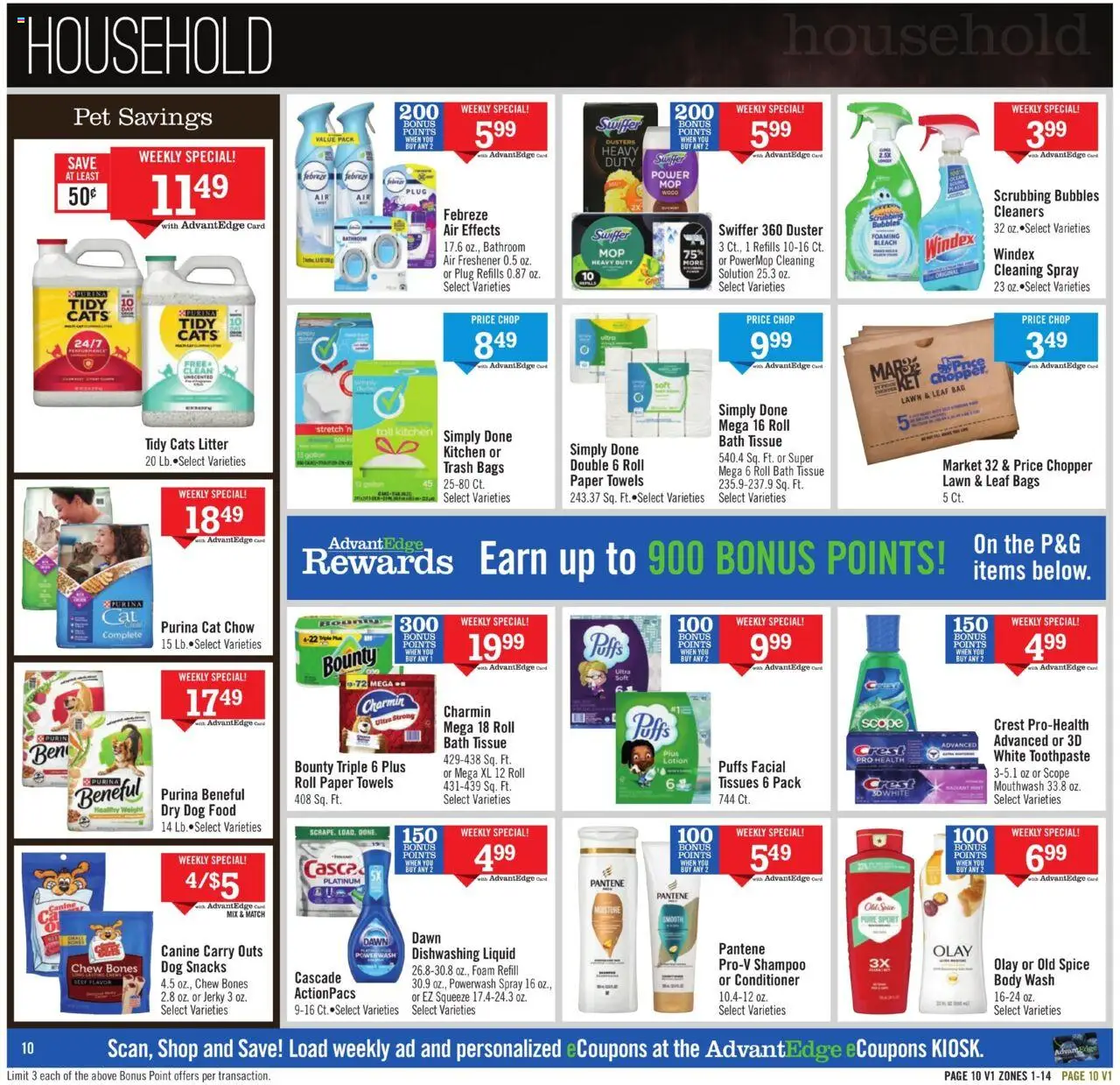 Price Chopper Weekly Current - MA - valid from 14.09.2025 | Page: 10 | Products: Bath, Shampoo, Mouthwash, Bag