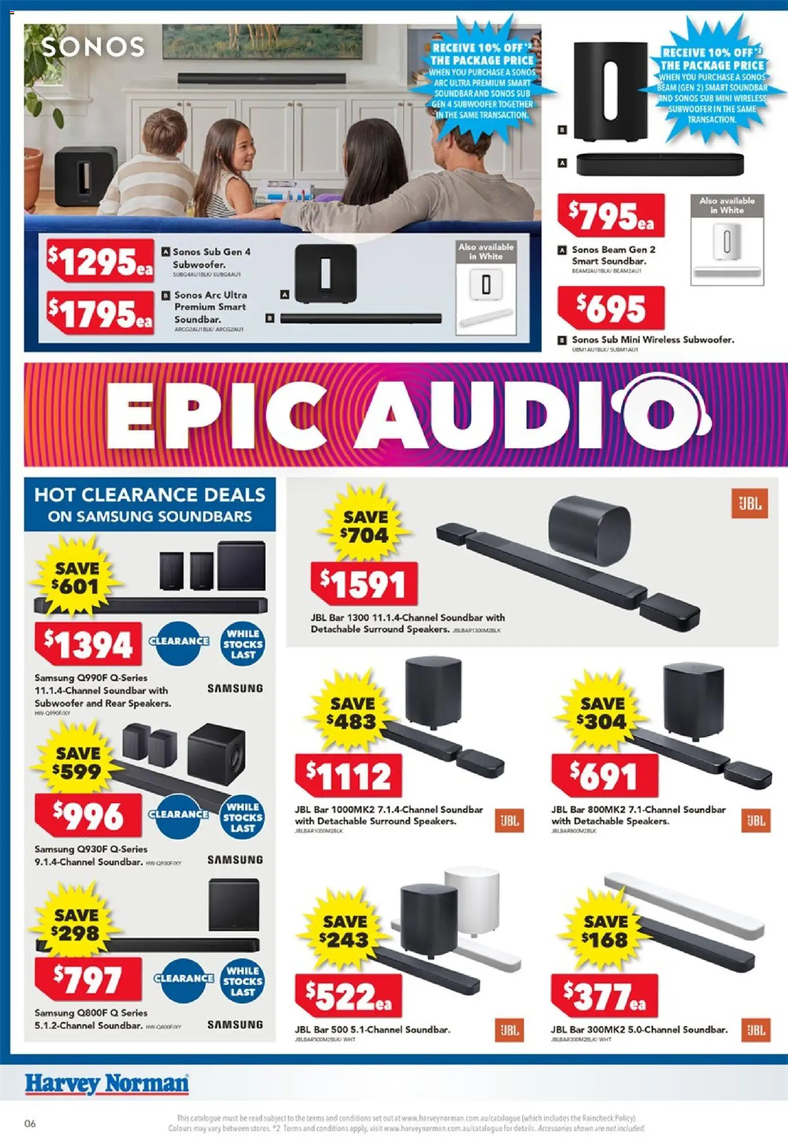 Harvey Norman catalogue - valid from 19.02.2026 | Page: 6 | Products: Accessories, Audio