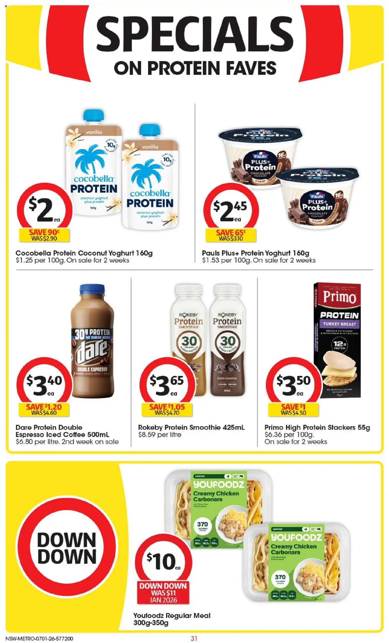 Coles catalogue - valid from 07.01.2026 | Page: 31 | Products: Yoghurt, Coffee, Chocolate, Turkey