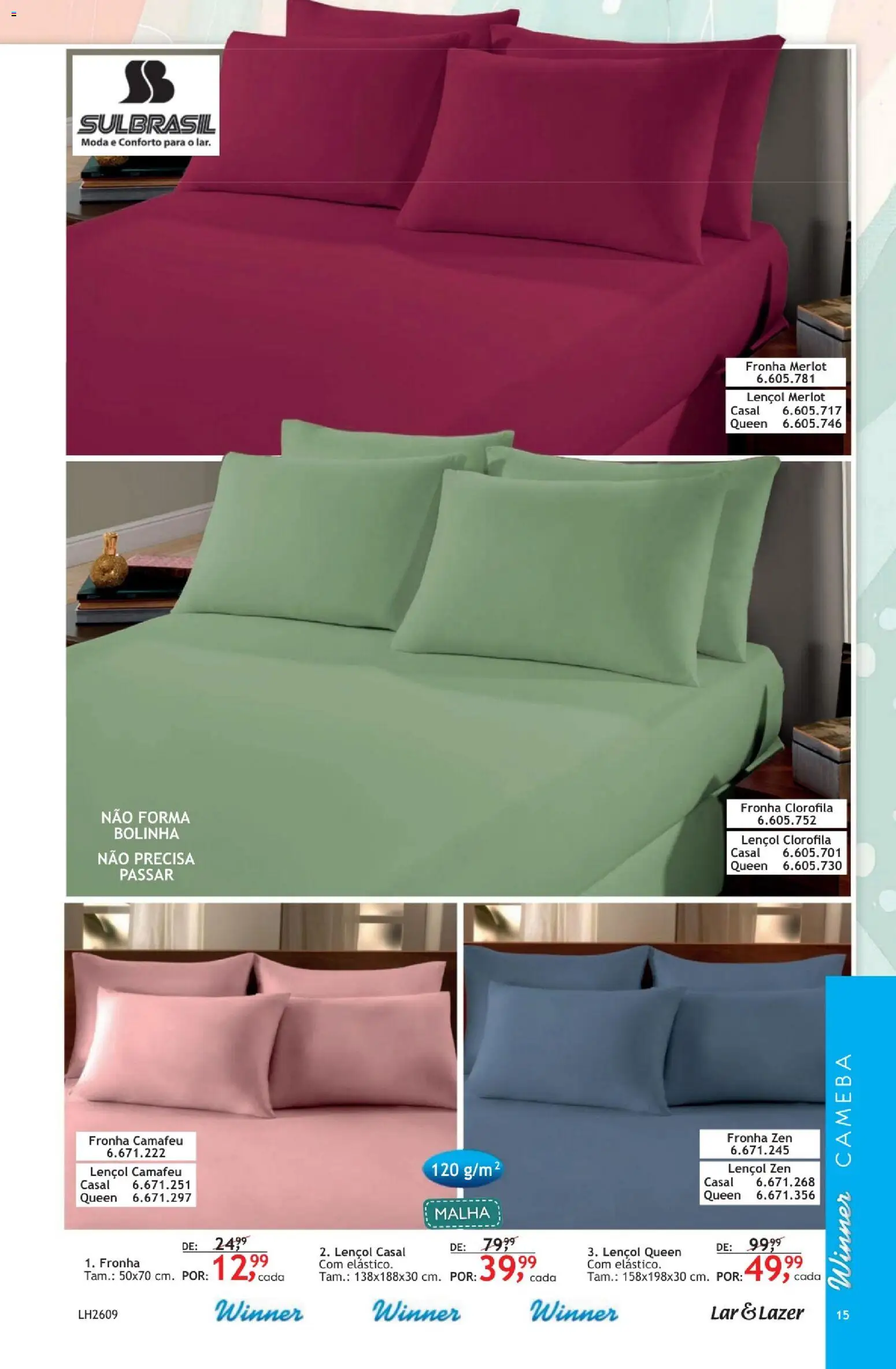 Quatro Estações Folheto - válido de 01.04.2026 | Página: 15 | Produtos: Lençol, Fronha