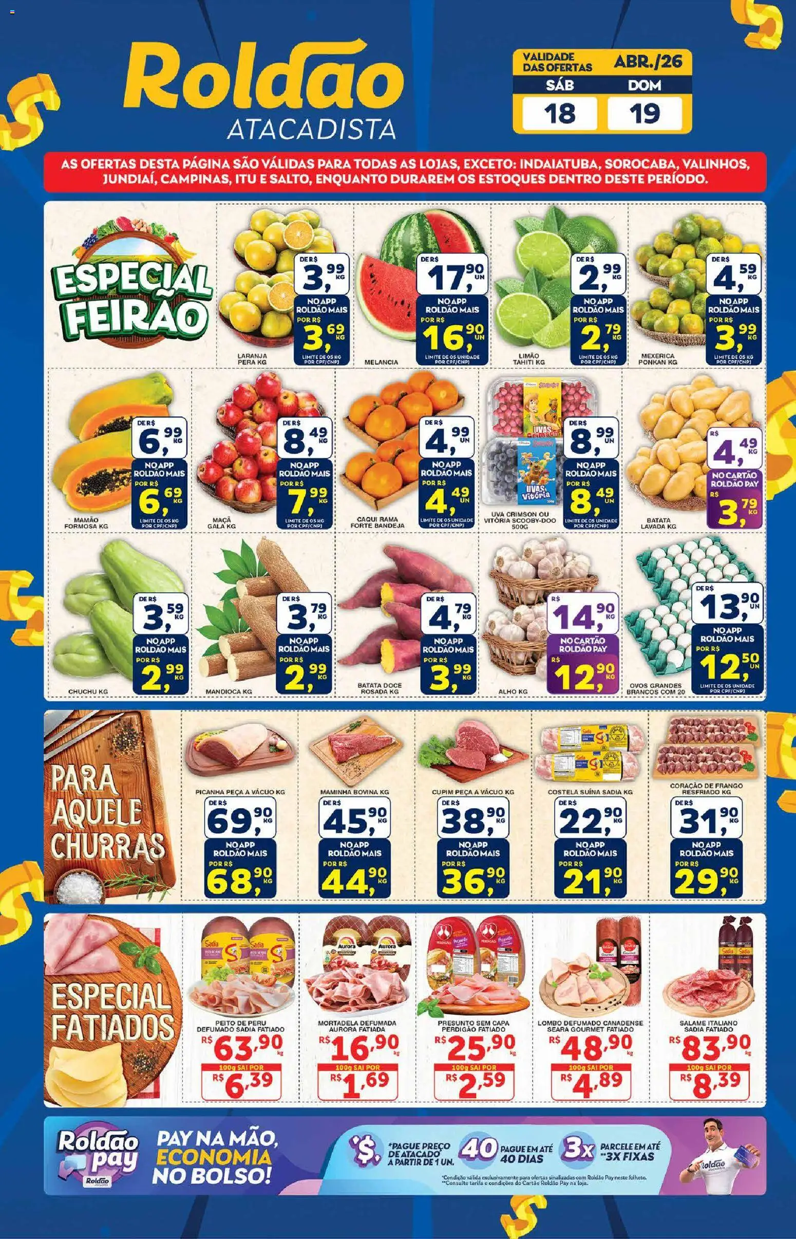 Roldão Folheto - válido de 16.04.2026 | Página: 2 | Produtos: Maminha, Bandeja, Mamão, Luvas