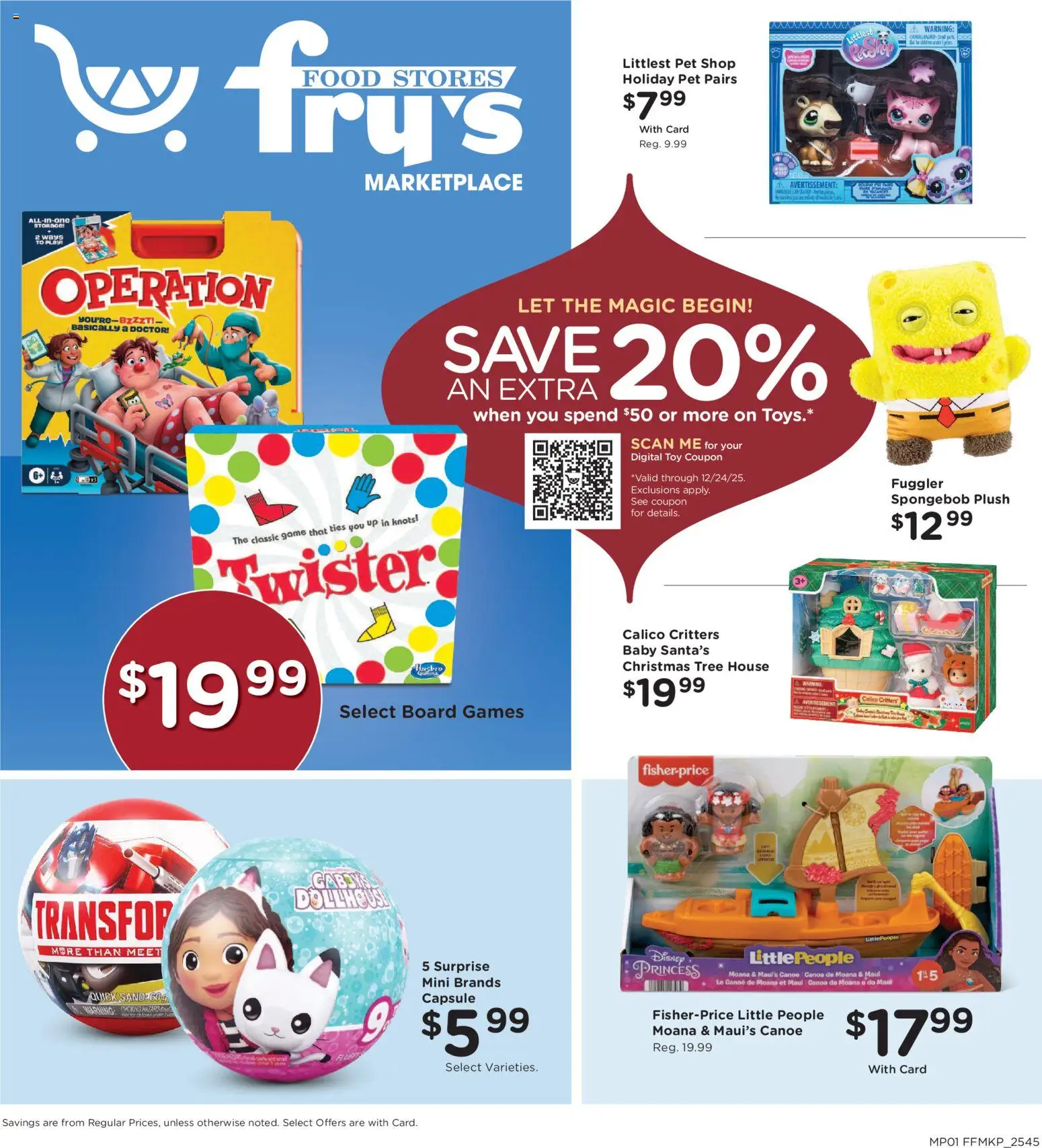 Fry's Food Home & Apparel - valid from 10.12.2025 | Page: 1 | Products: Canoe, Game