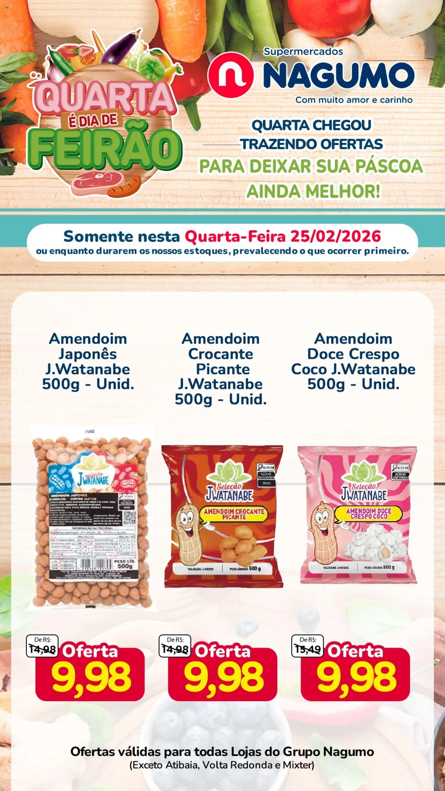 Nagumo Folheto - válido de 25.02.2026 | Página: 4 | Produtos: Coco, Amendoim, Açúcar