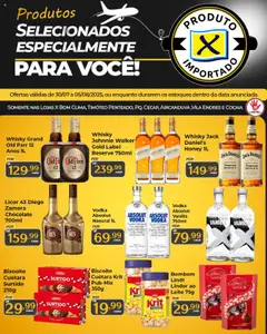 X Supermercados - Ofertas Especiais de Produtos Importados - Pré-Visualização do folheto da loja X Supermercados, válido de 30.07.2025