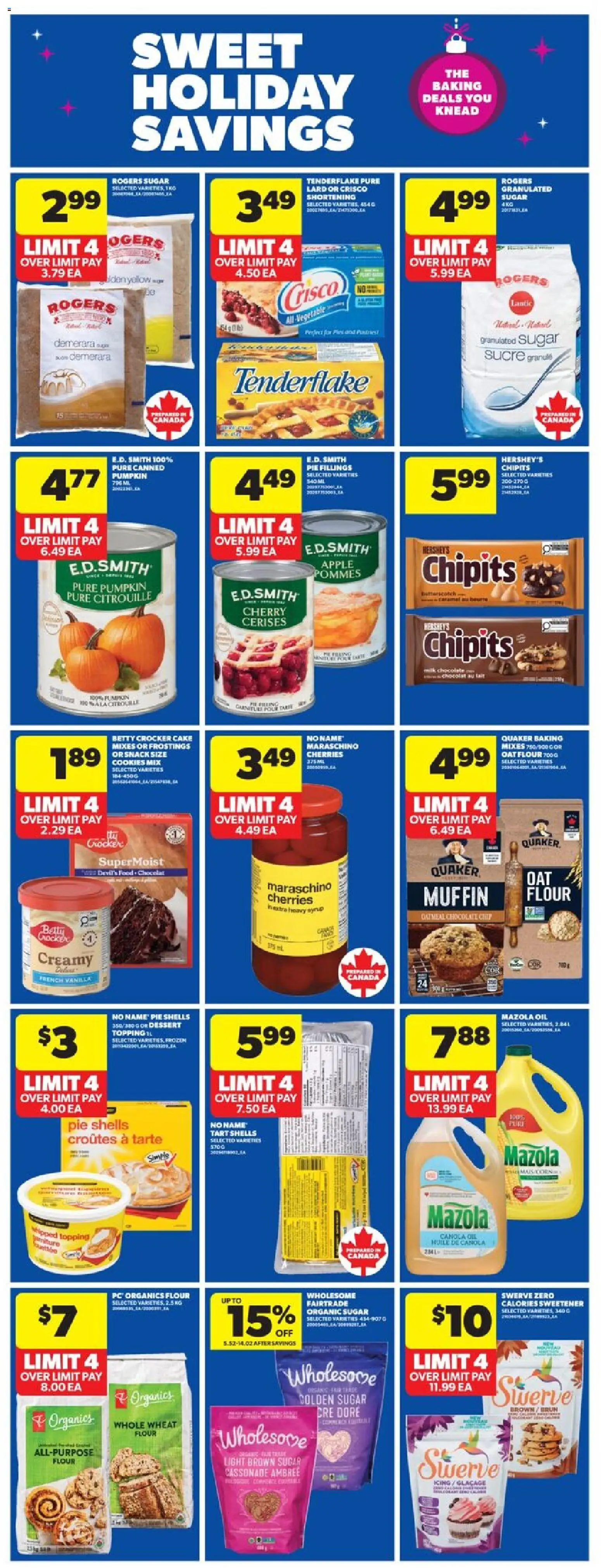 Real Canadian Superstore flyer valid from 27.11.2025 | Page: 24 | Products: Cookies, Oil, Chocolate, Pumpkin