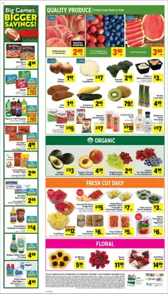 Lucky Supermarkets Weekly Ad - valid from 17.09.2025 | Page: 4 | Products: Pizza, Melon, Blueberries, Cauliflower