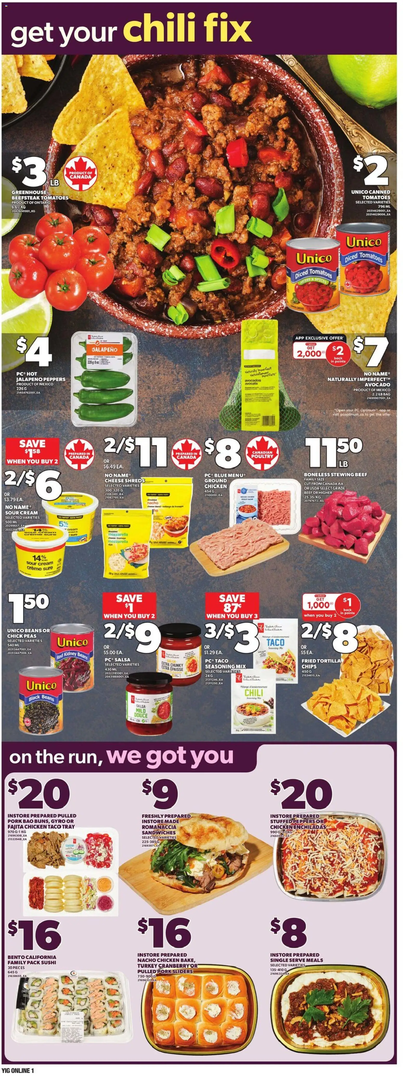 Independent Grocer flyer valid from 15.01.2026 | Page: 8 | Products: Turkey, Bag, Cheese, Tomatoes