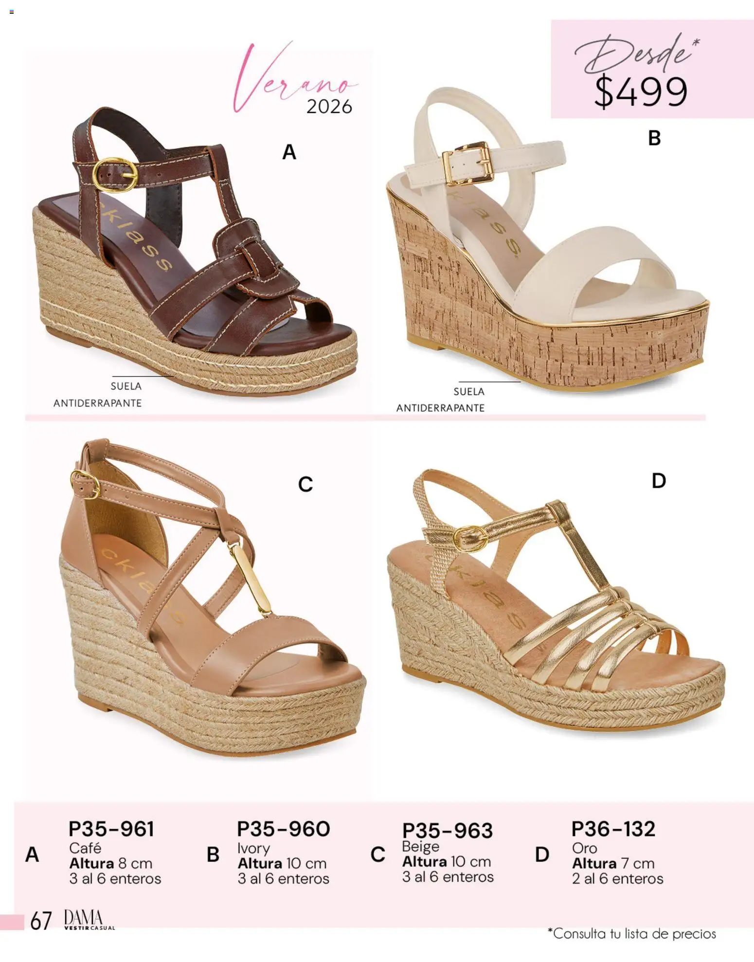 Nuevas ofertas de Cklass válidas en toda la República Mexicana desde el 05.03.2026. ¡Encuentra las mejores ofertas en Cklass catálogo Complemento Verano Ropa! | Página: 301 | Productos: Café