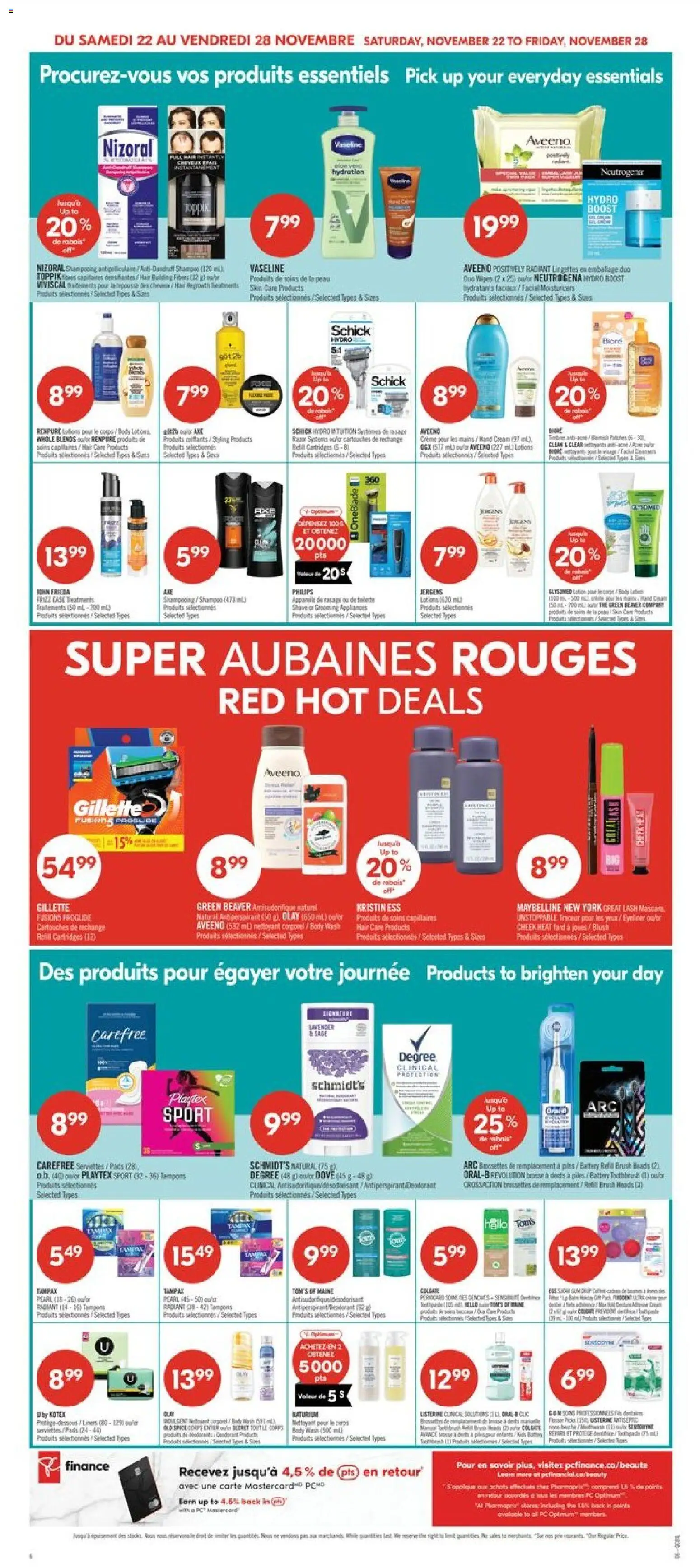 Pharmaprix flyer valid from 22.11.2025 | Page: 11 | Products: Brush, Eyeliner, Deodorant, Toothpaste