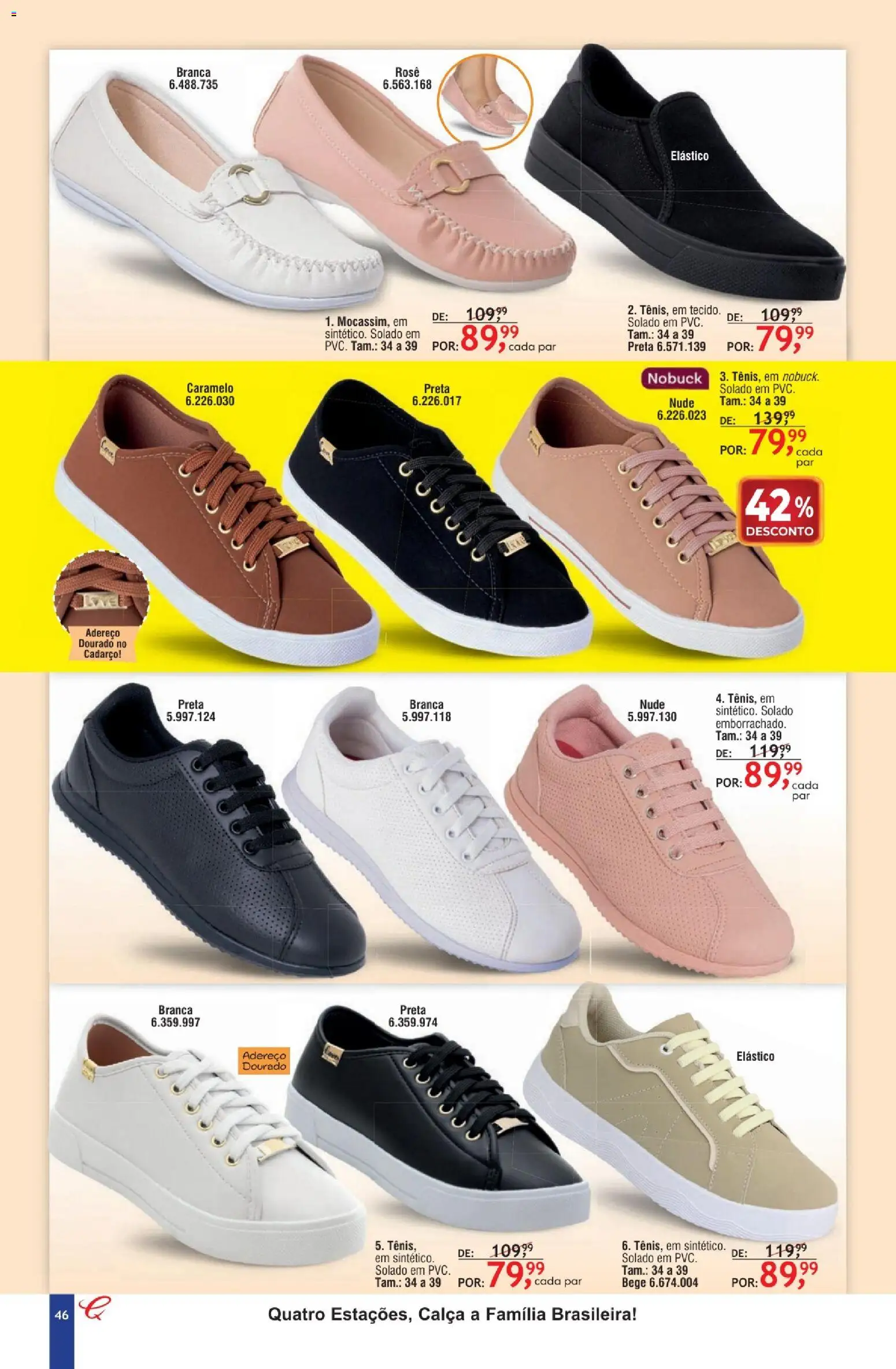 Quatro Estações Folheto - válido de 01.05.2026 | Página: 42 | Produtos: Calça