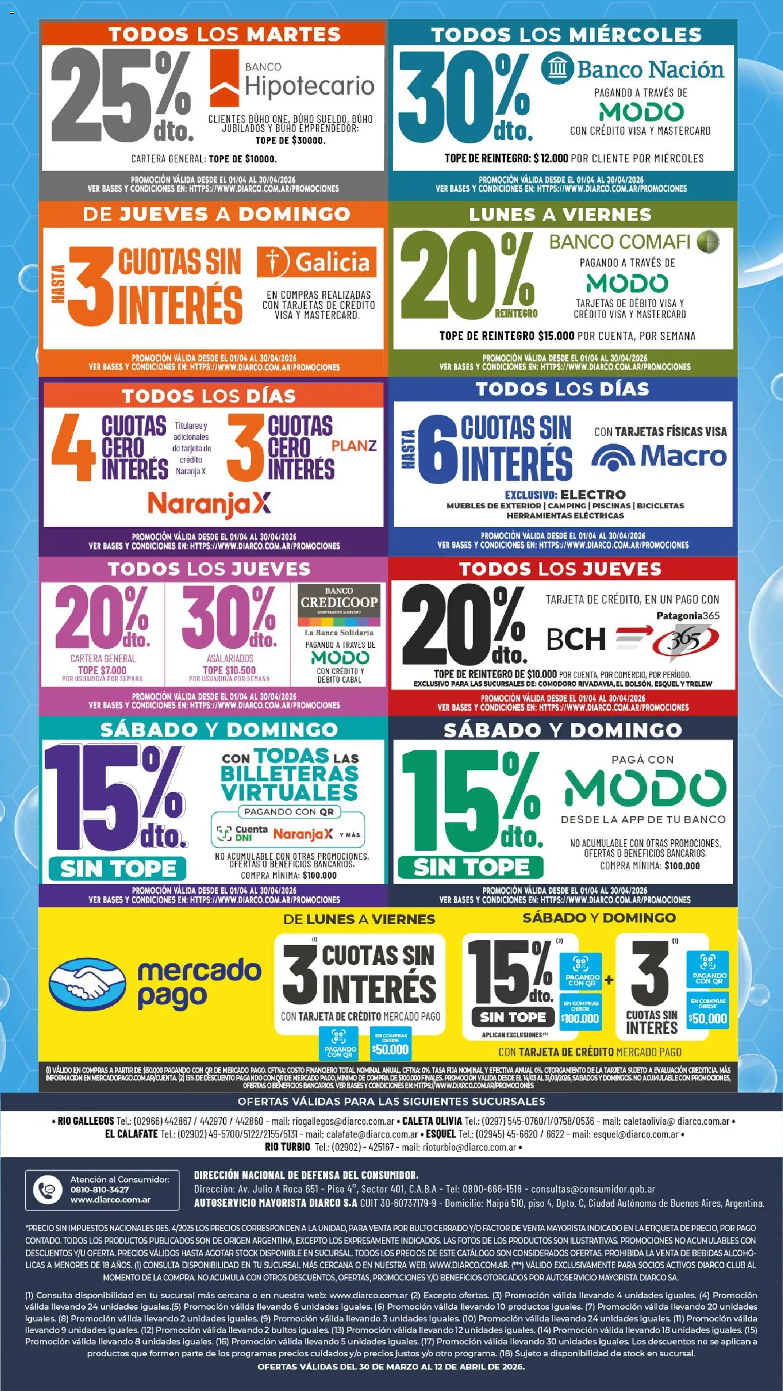 Diarco - Especial Lavado │ válido desde el 30.03.2026 | Página: 5 | Productos: Cartera, Banco, General