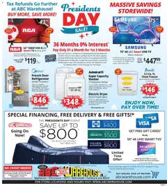 Preview of ABC Warehouse weekly ads valid from 08.02.2026