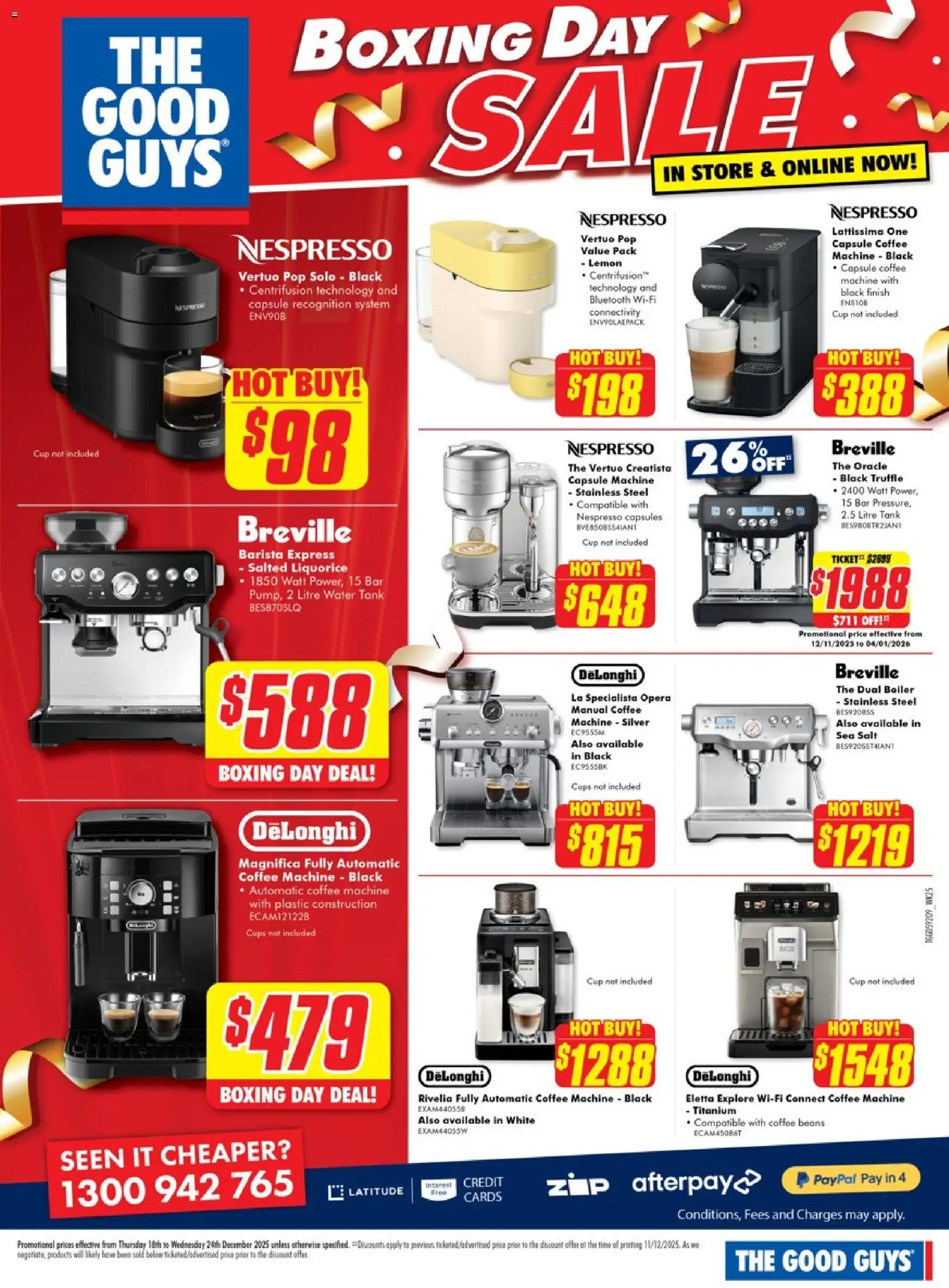 The Good Guys catalogue - valid from 17.12.2025 | Page: 9 | Products: Coffee, Water, Salt, Lemon