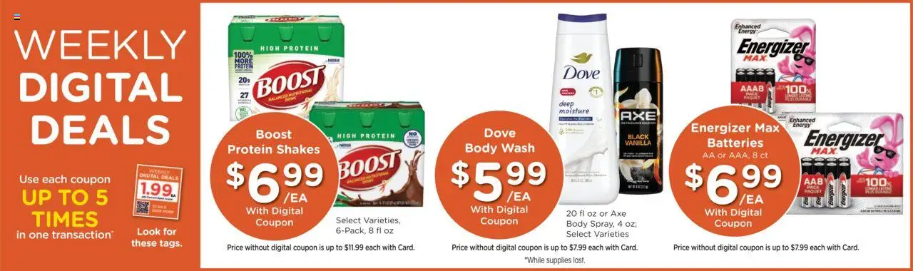 Fry's Food Weekly Ad - valid from 01.10.2025 | Page: 4 | Products: Axe, Body Wash