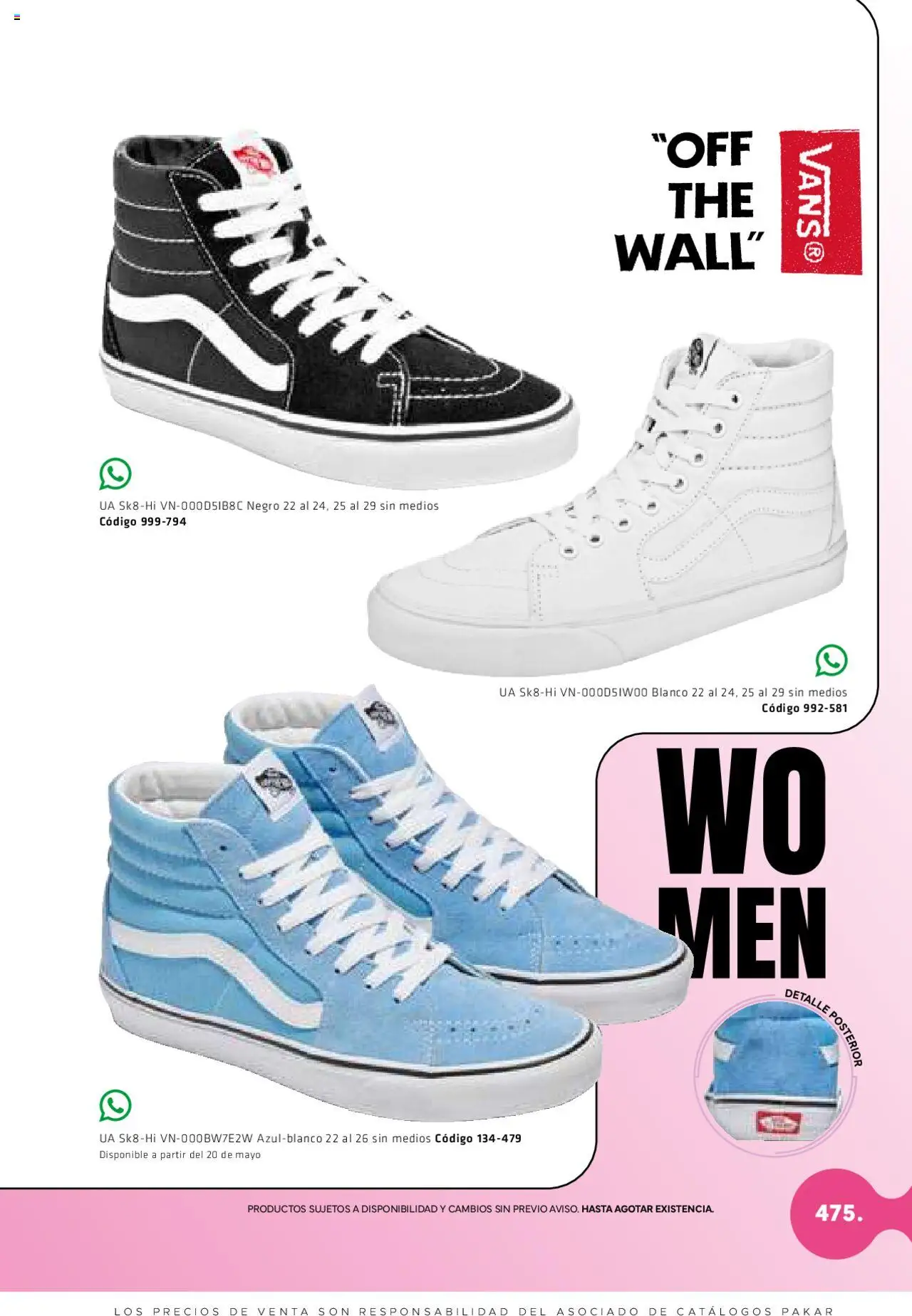 Nuevas ofertas de SC Pakar válidas en toda la República Mexicana desde el 06.03.2025. ¡Encuentra las mejores ofertas en SC Pakar catálogo Women! | Página: 475