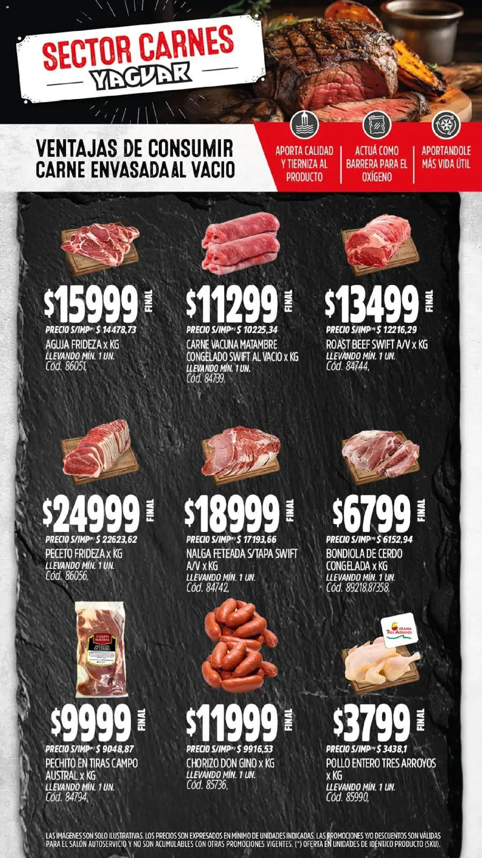 Yaguar - Oferta Semanal Córdoba │ válido desde el 13.04.2026 | Página: 5 | Productos: Pollo, Chorizo, Cerdo