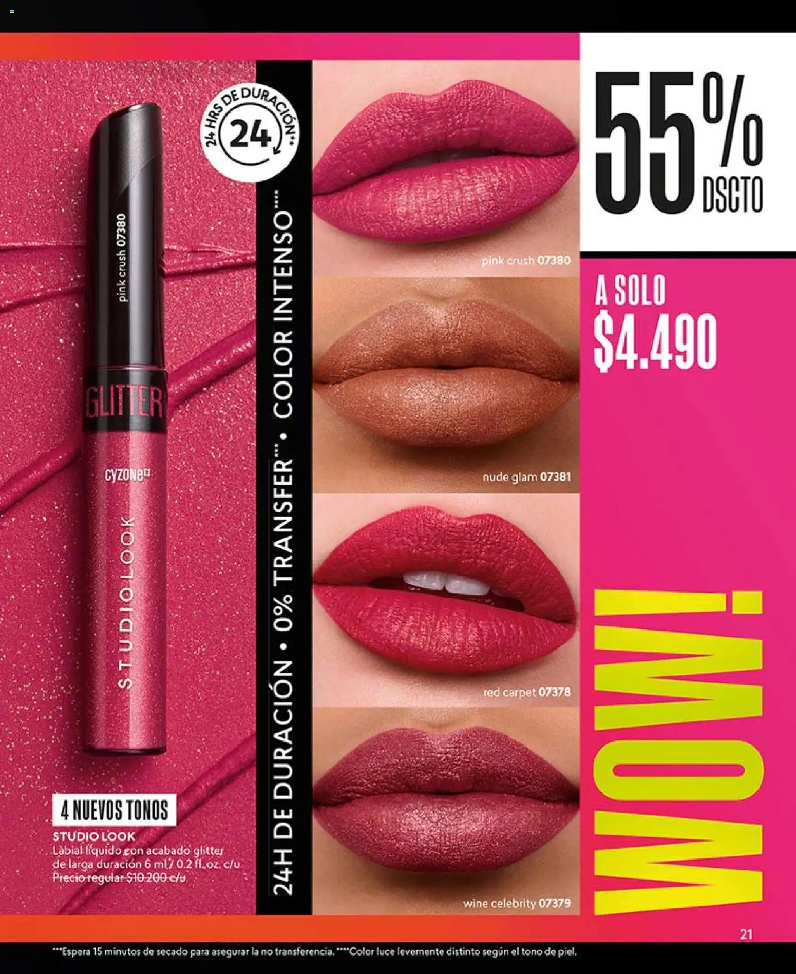 Catálogo CyZone Campaña 5 │ válido desde el 01.03.2026 | Página: 21 | Productos: Glitter, Labial