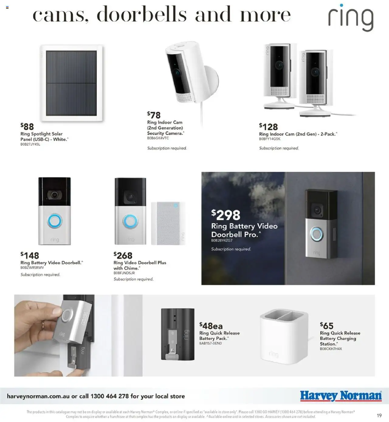 Harvey Norman catalogue - valid from 13.10.2025 | Page: 19 | Products: Battery, Accessories, Doorbell