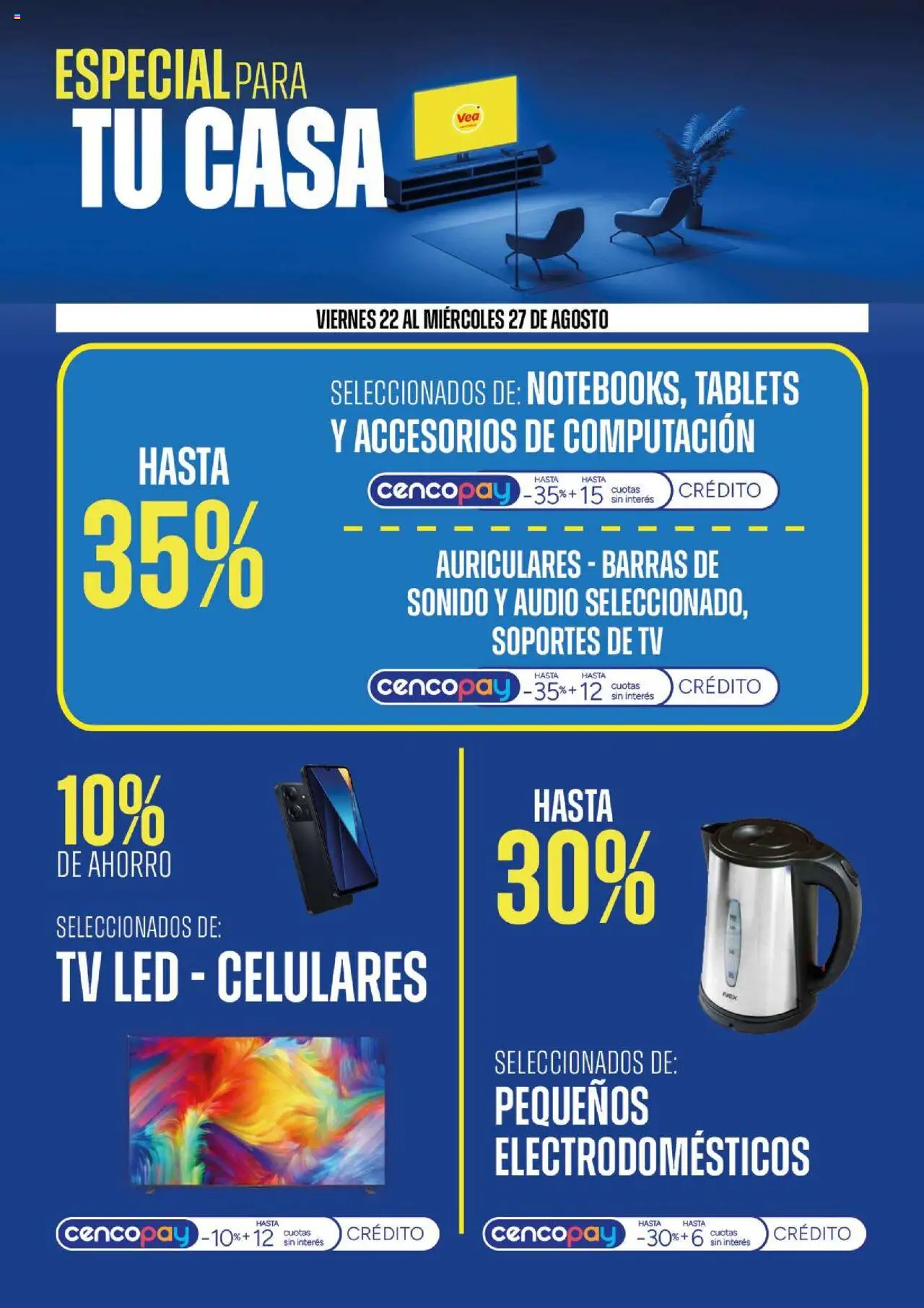 Vea - Ofertas especial para tu casa │ válido desde el 22.08.2025 | Página: 2 | Productos: Audio, Auriculares