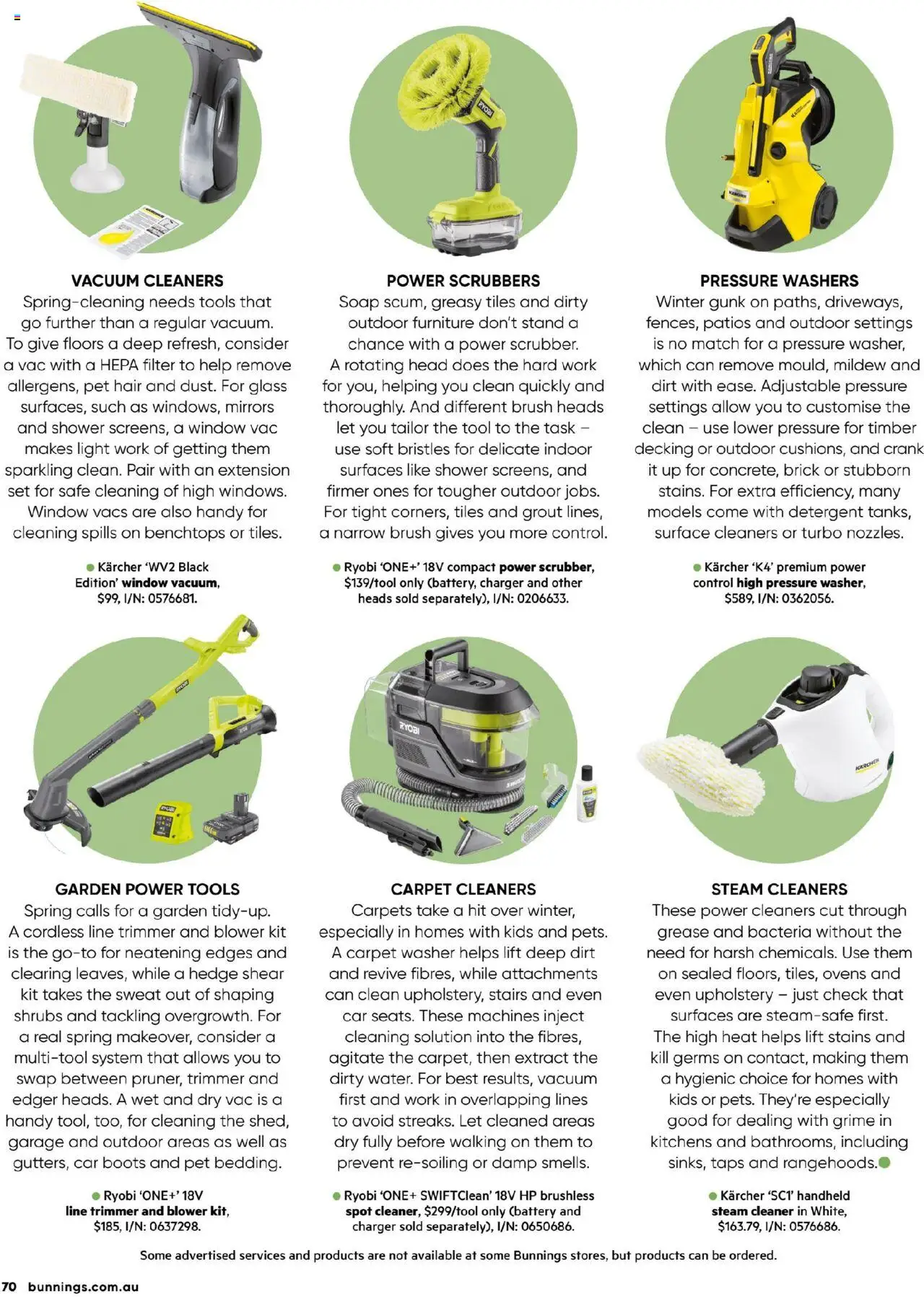 Bunnings Warehouse catalogue - valid from 01.08.2025 | Page: 74 | Products: Charger, Cleaner, Window, Safe