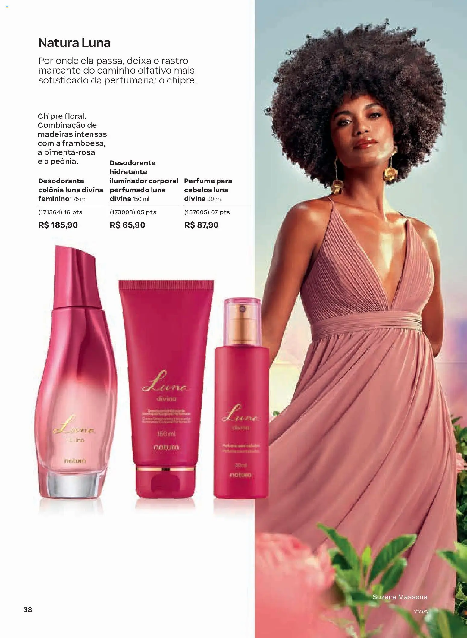 Natura Folheto - válido de 13.01.2026 | Página: 38 | Produtos: Perfume, Madeiras, Desodorante, Iluminador