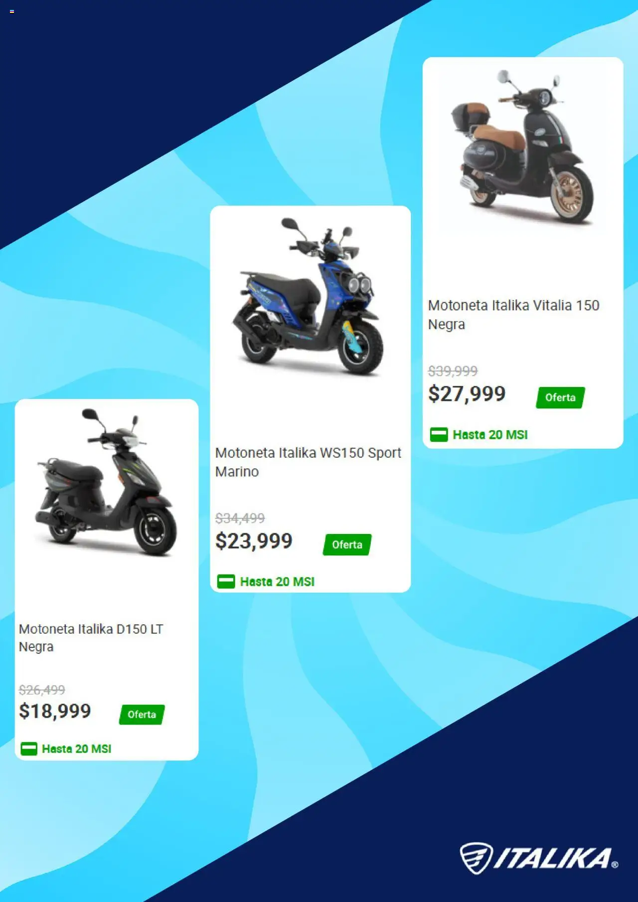 Nuevas ofertas de Italika válidas en toda la República Mexicana desde el 16.09.2025. ¡Encuentra las mejores ofertas en Italika - Catálogo! | Página: 3